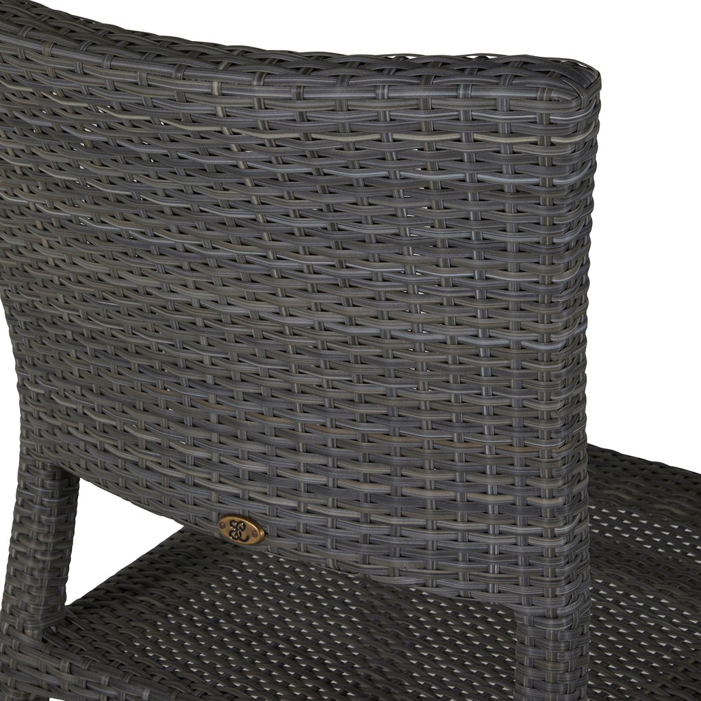 Skye Woven N-Dura Resin Wicker Outdoor Bar Stool