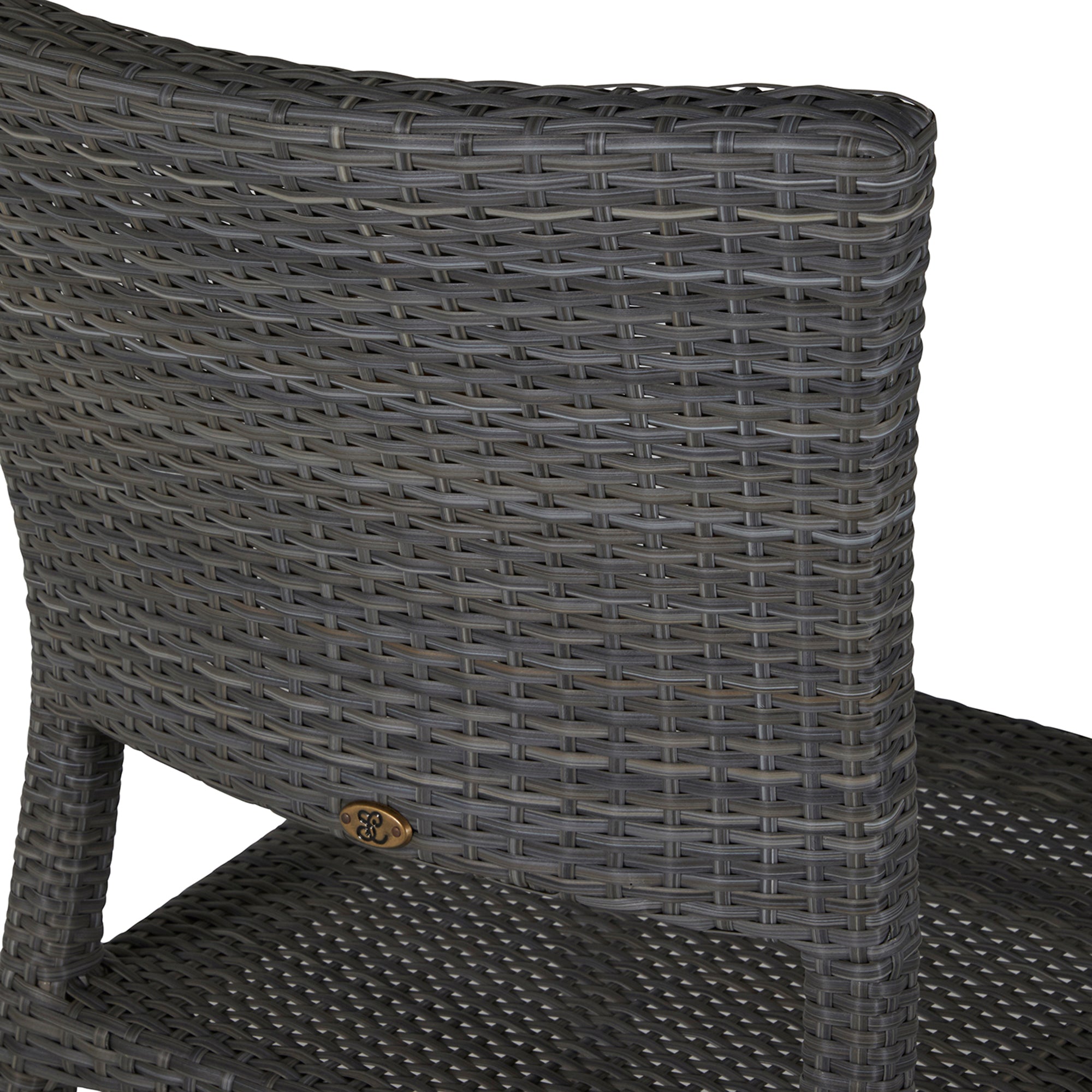 Skye Woven N-Dura Resin Wicker Outdoor Bar Stool