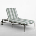 QS Roma Chaise Lounge, Slt Gray-Cabana Stripe Mist