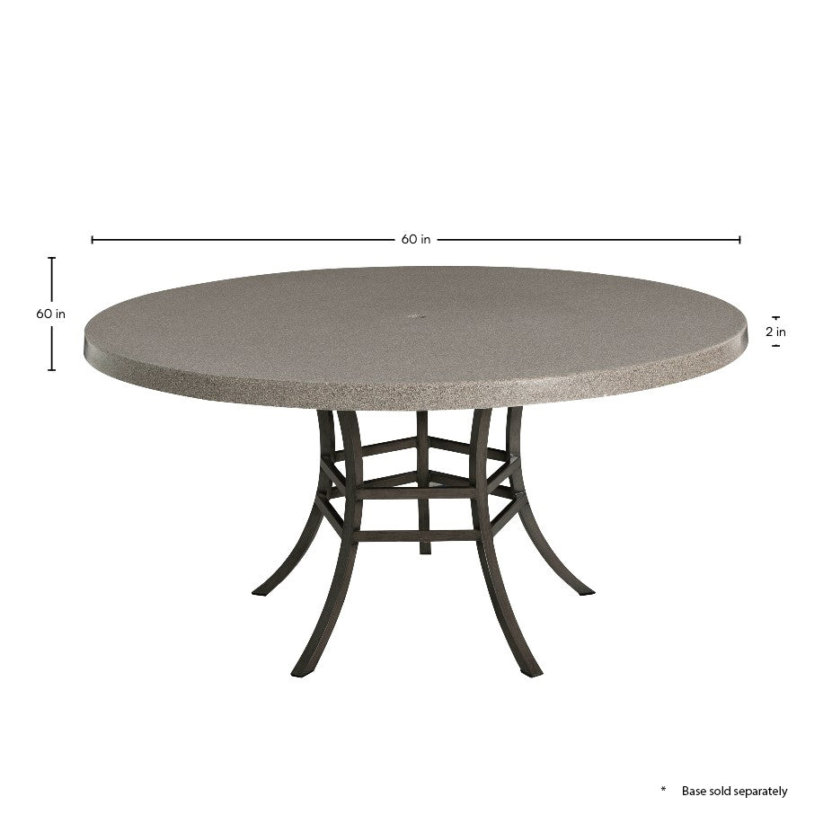 Plateau Stone 60" Round Outdoor Table Top