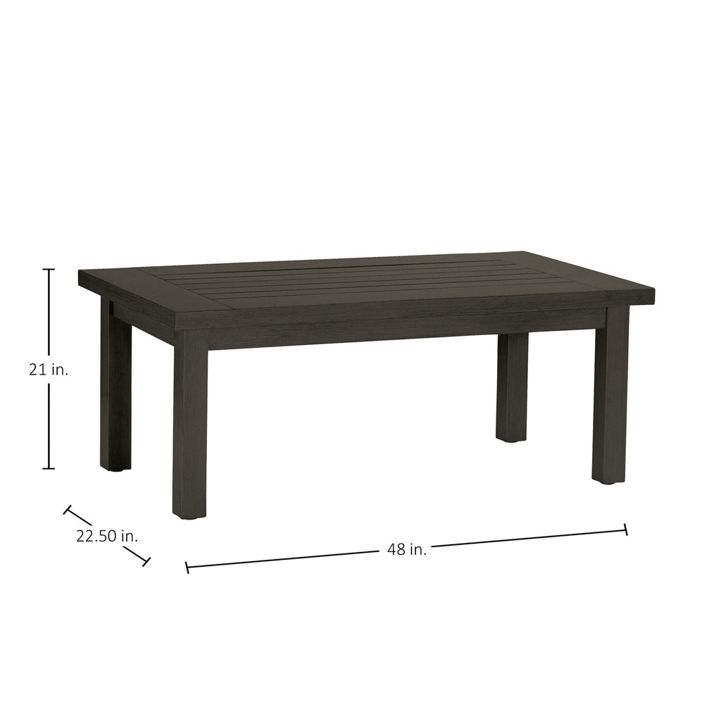 Club Rectangle Outdoor Slatted Coffee Table