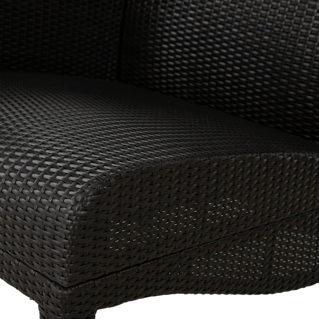 Athena Plus Wicker Slipper Sectional Sofa LAF