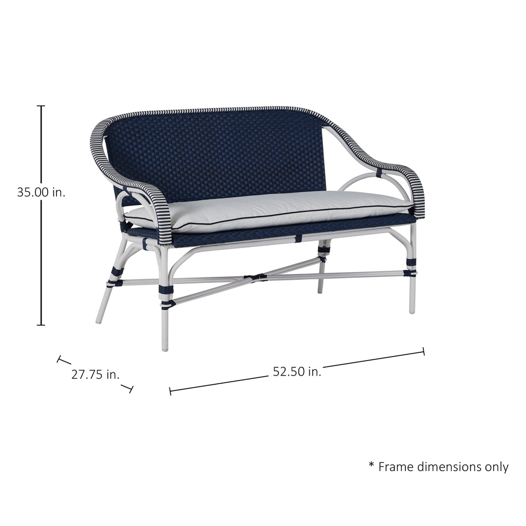 Savoy Resin Wicker Outdoor Loveseat