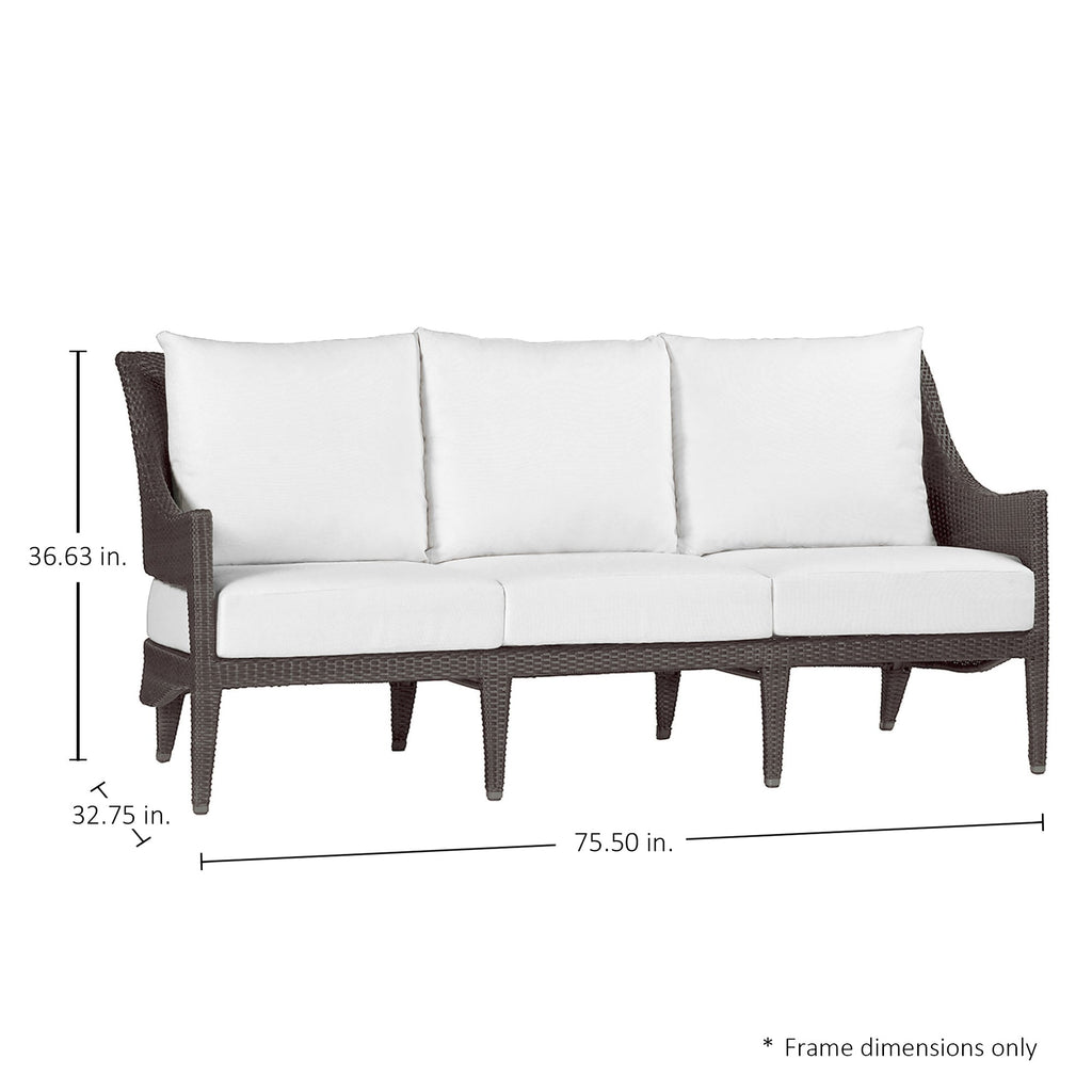 Athena Resin Wicker Outdoor Sofa