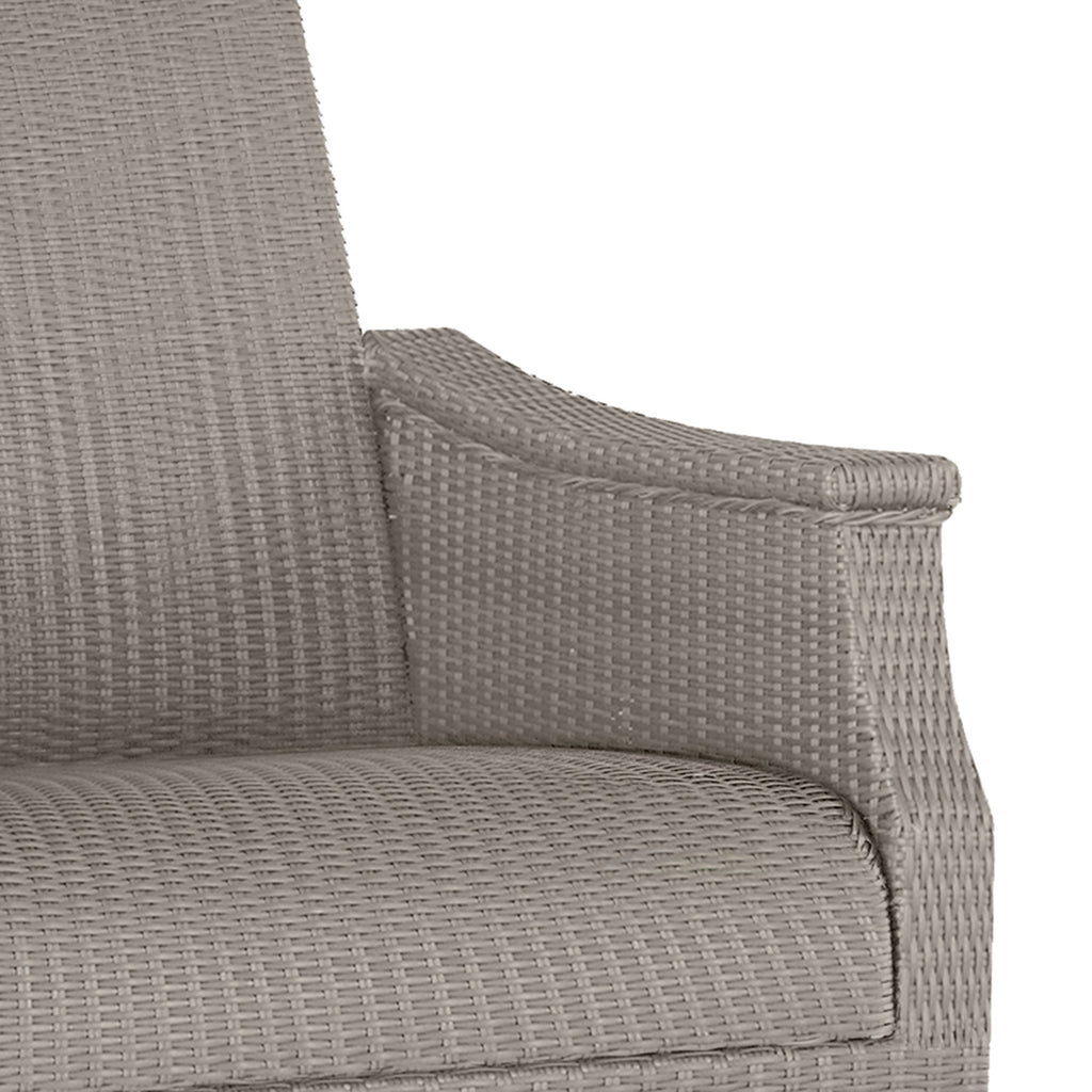 Bentley Woven Resin Wicker Outdoor Lounge Chair