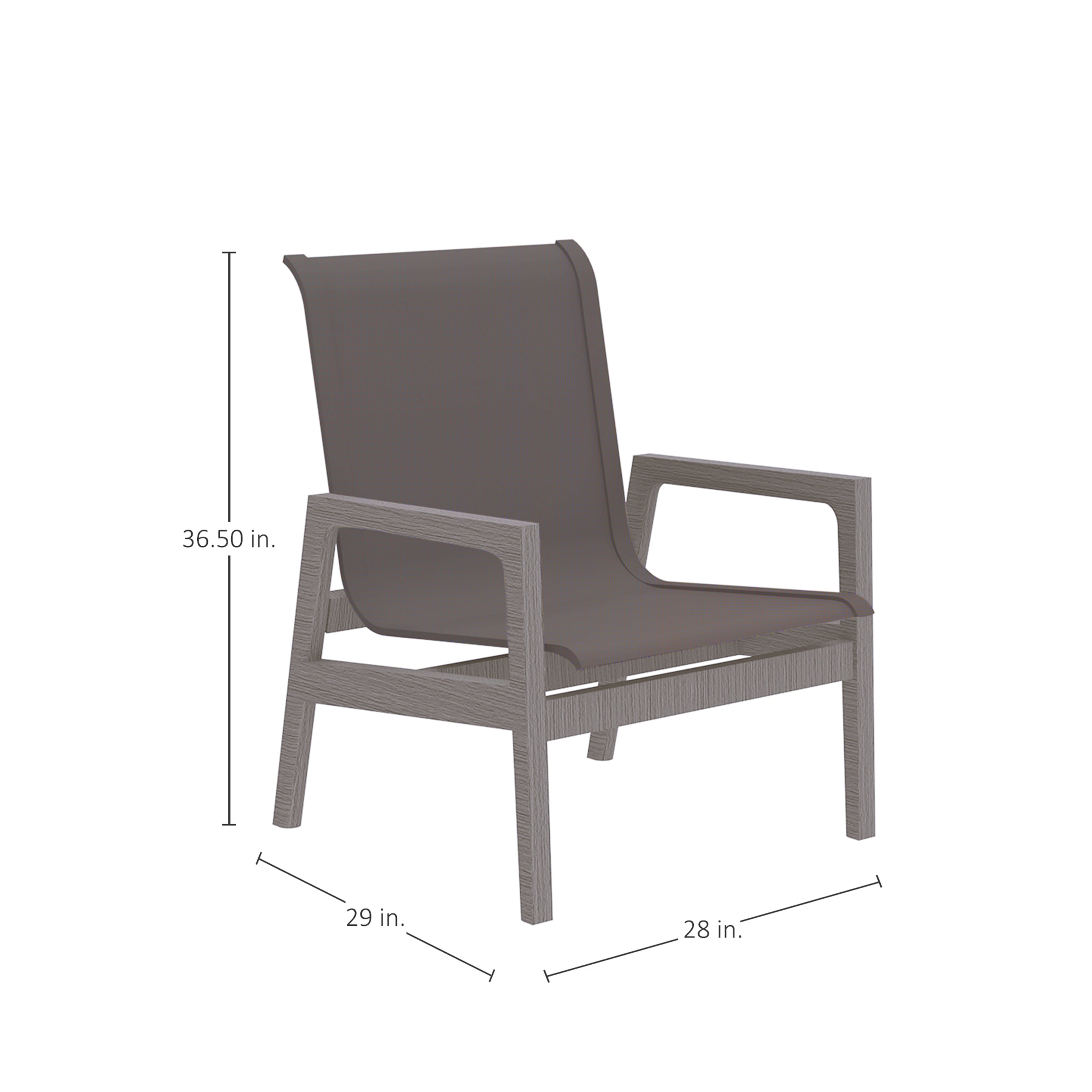 Seashore N-Dura Wood Outdoor Lounge Chair