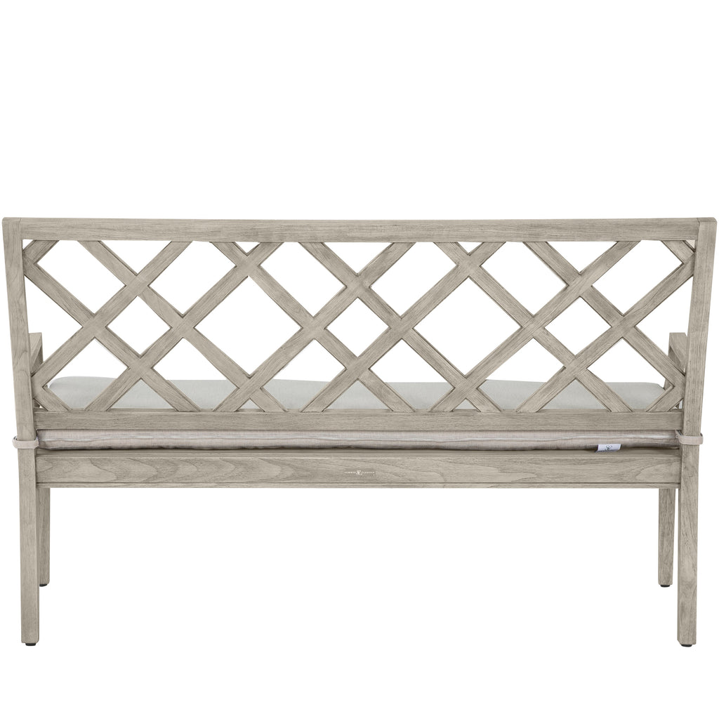 Haley Teak Outdoor Latticework Bench