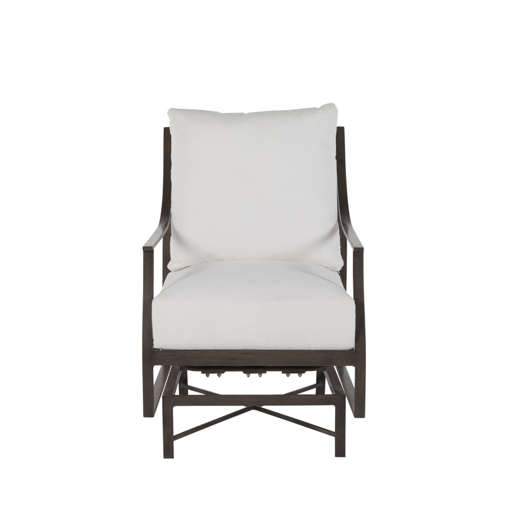 Monaco Aluminum Outdoor Spring Lounge Chair
