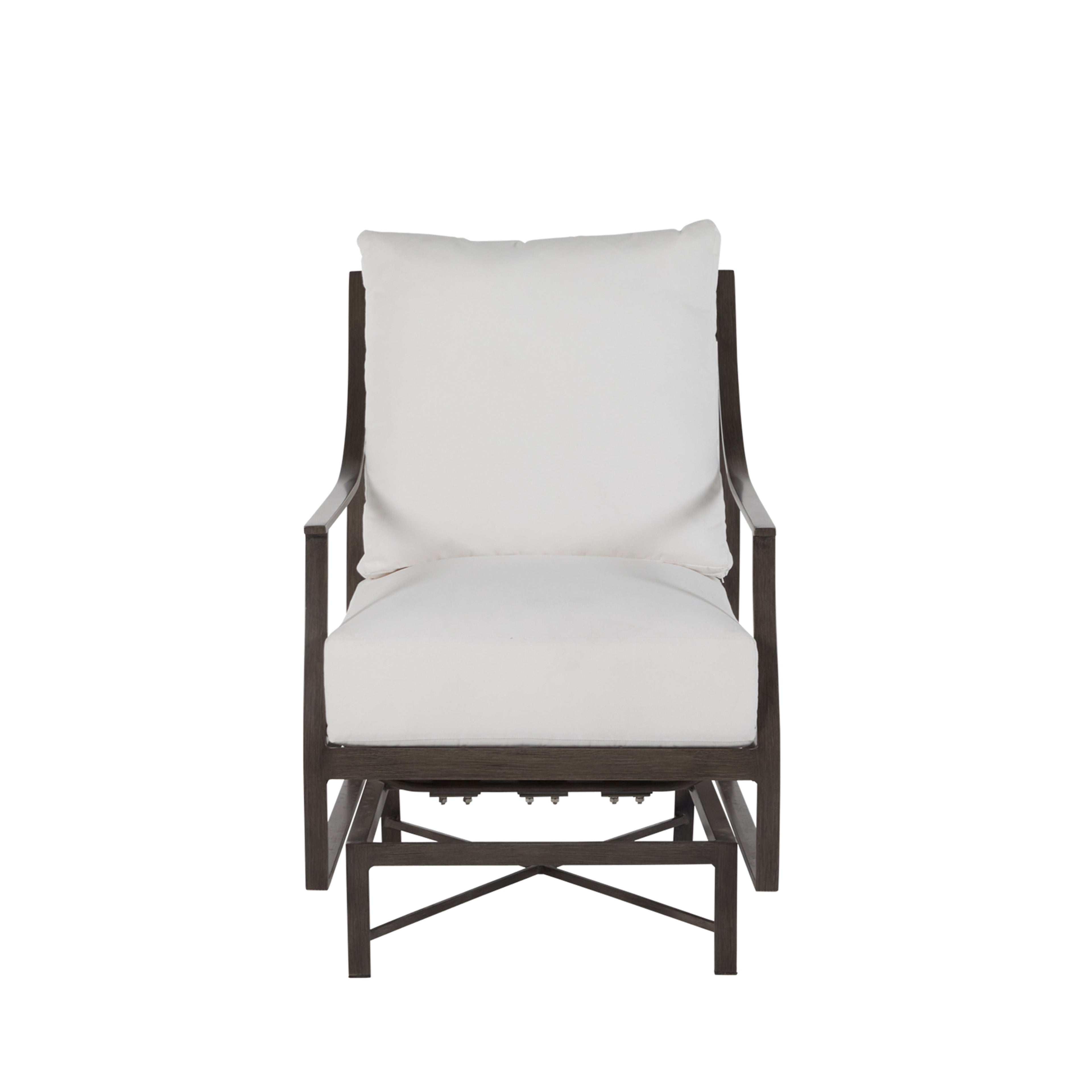 Monaco Aluminum Outdoor Spring Lounge Chair