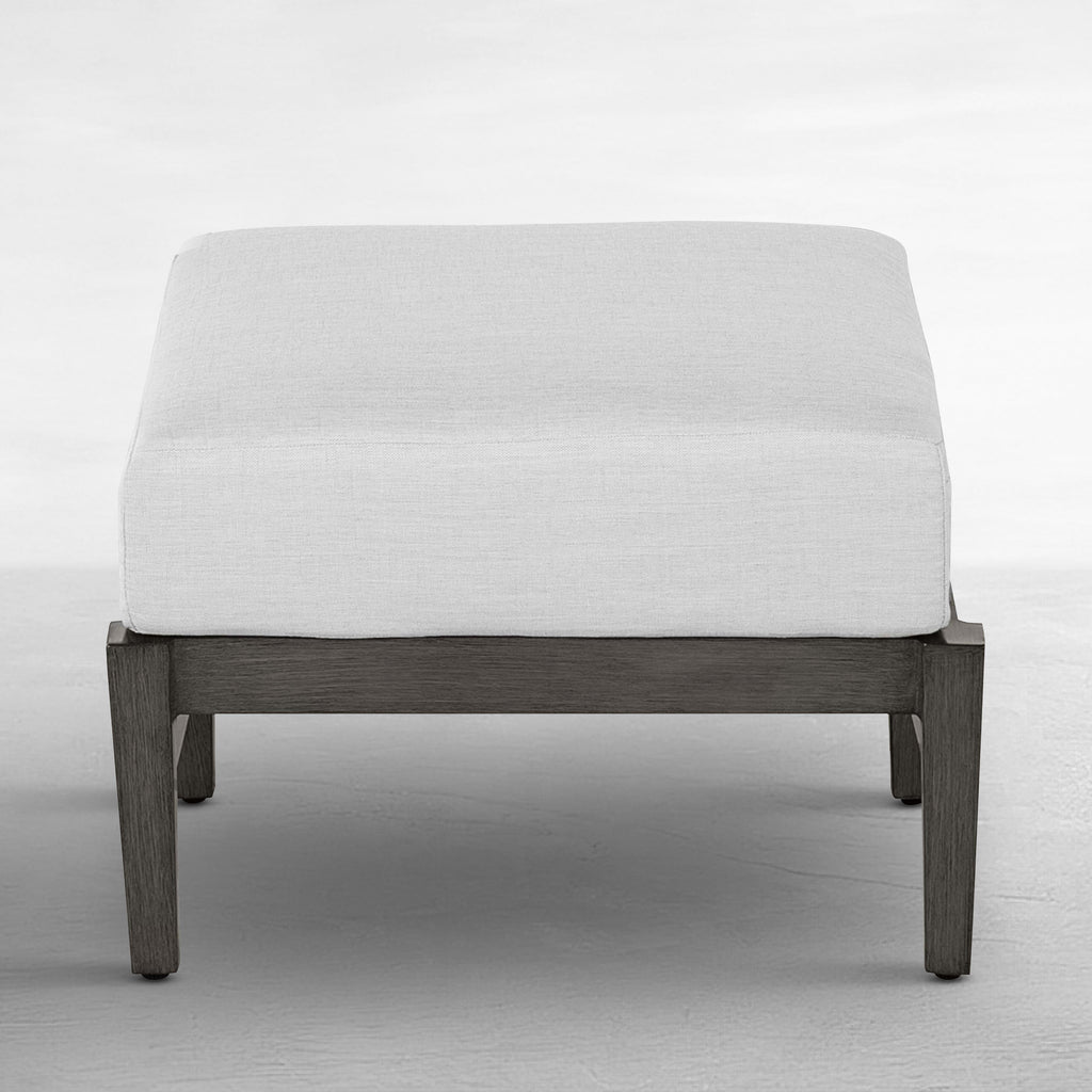 Croquet Aluminum Outdoor Ottoman