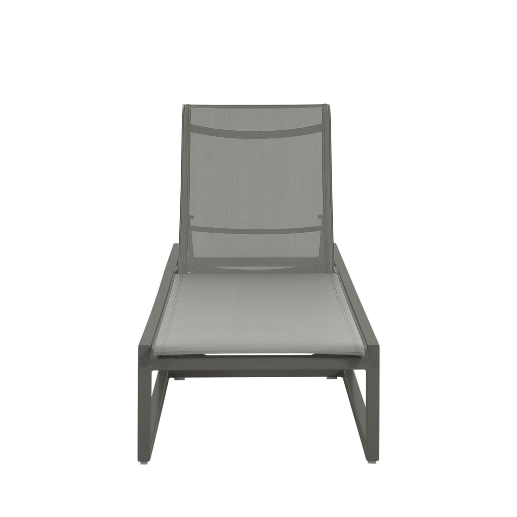 Serenata Sling Outdoor Armless Chaise Lounge