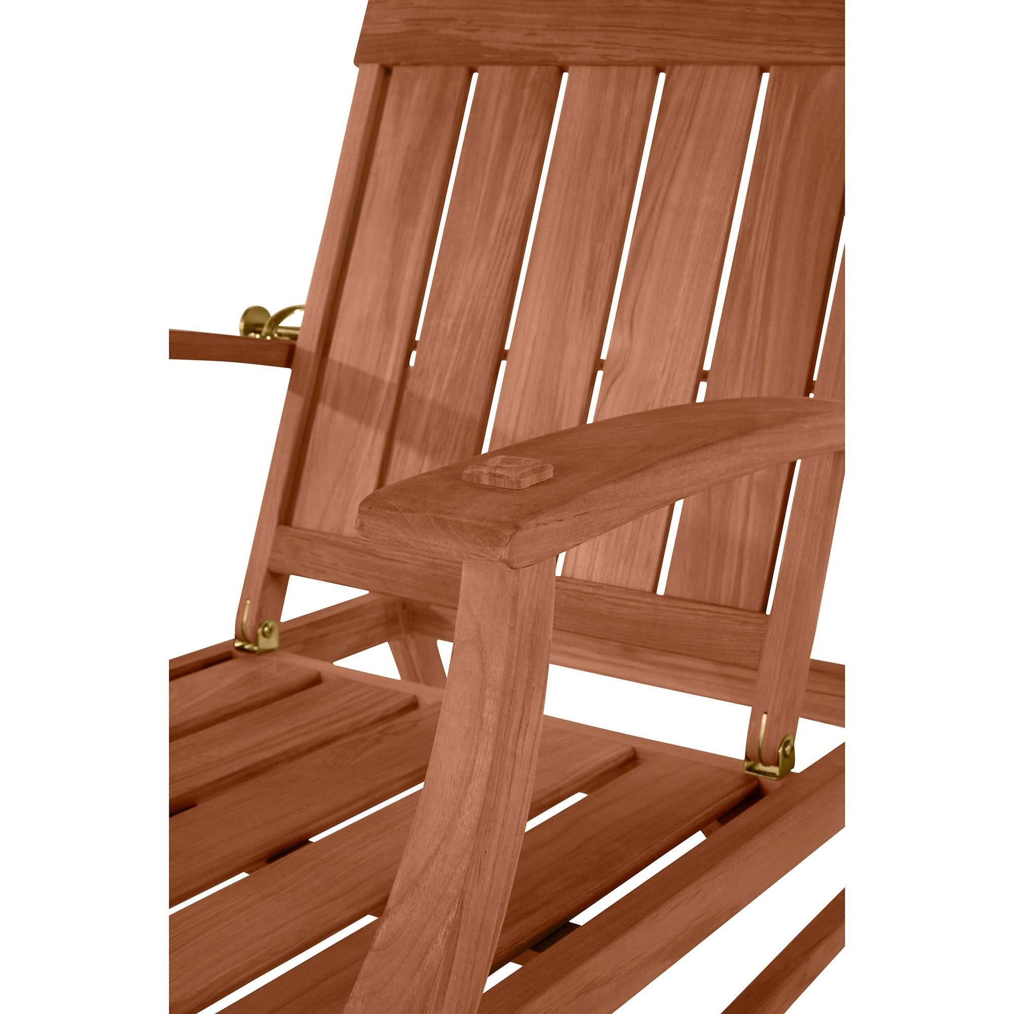 Croquet Teak Outdoor Recliner Chair