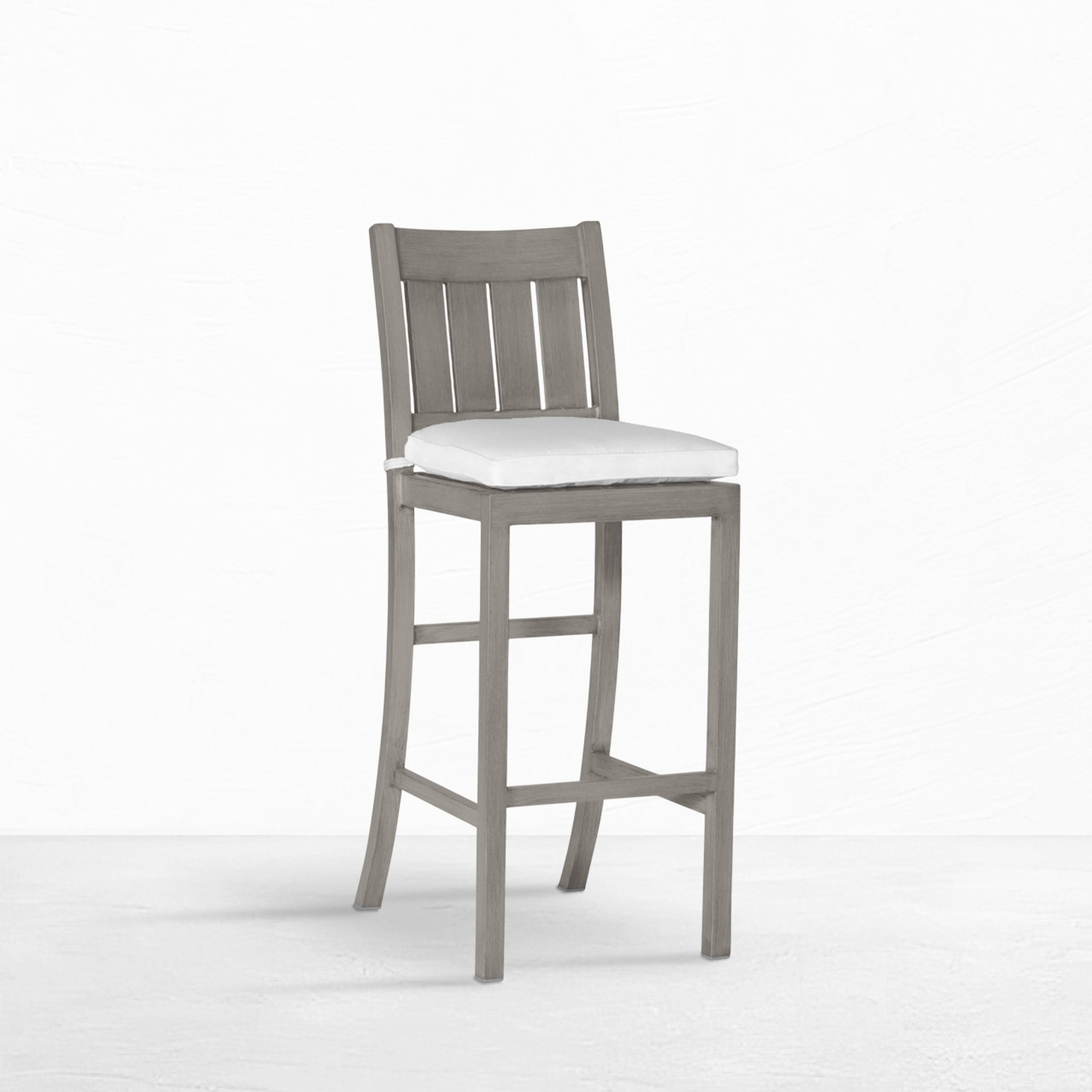 Club Aluminum Outdoor Bar Stool