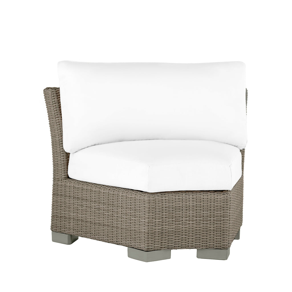 Club Woven Inside Outdoor Round Corner Chair