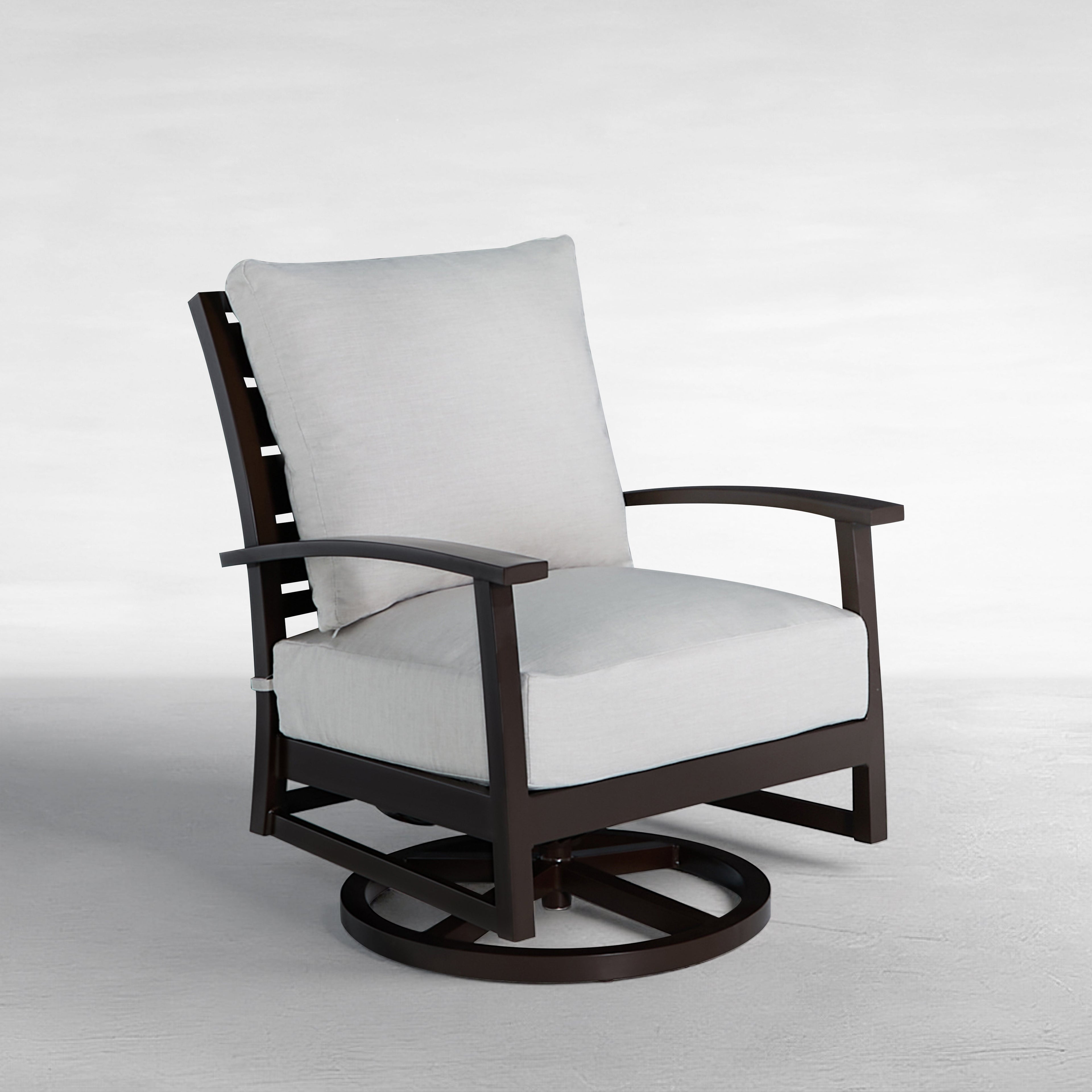 Charleston Aluminum Swivel Rocker Lounge Chair