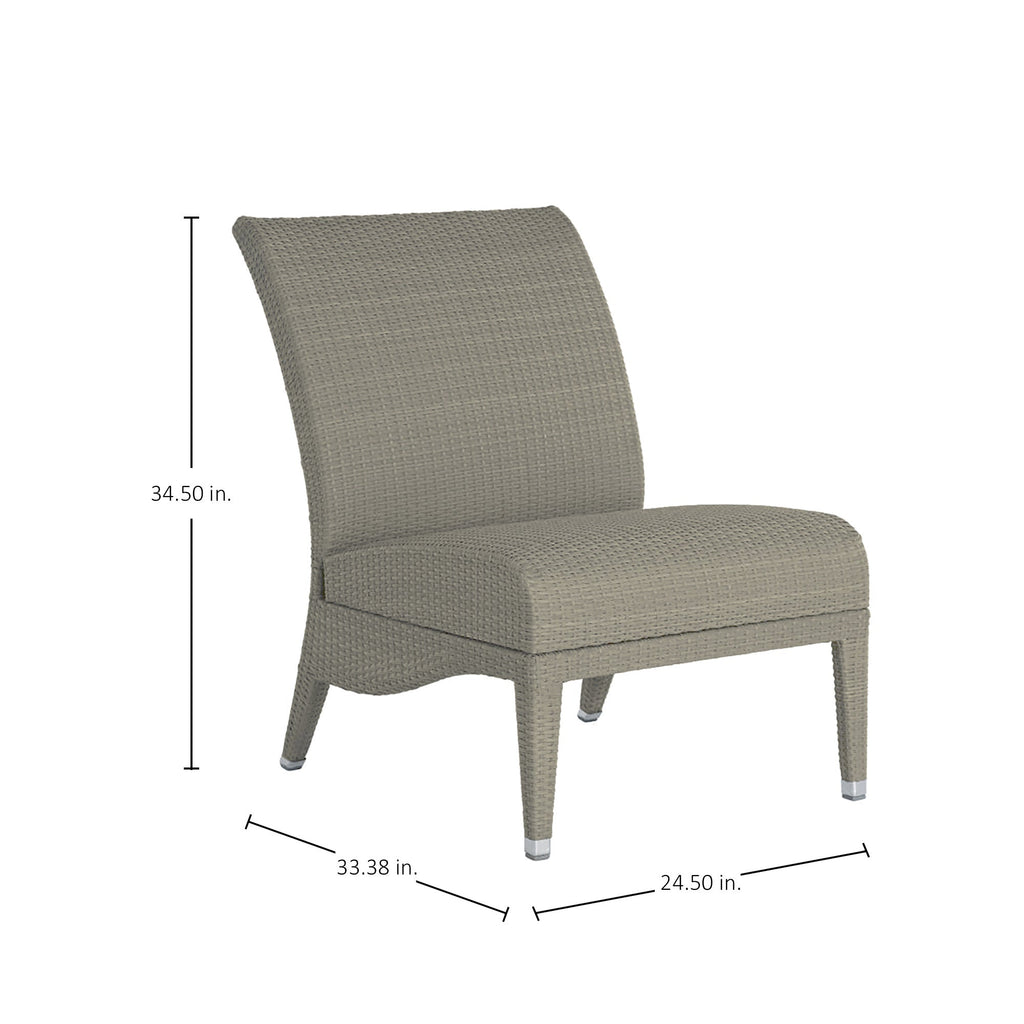 Athena Plus Wicker Outdoor Slipper Sectional Sofa