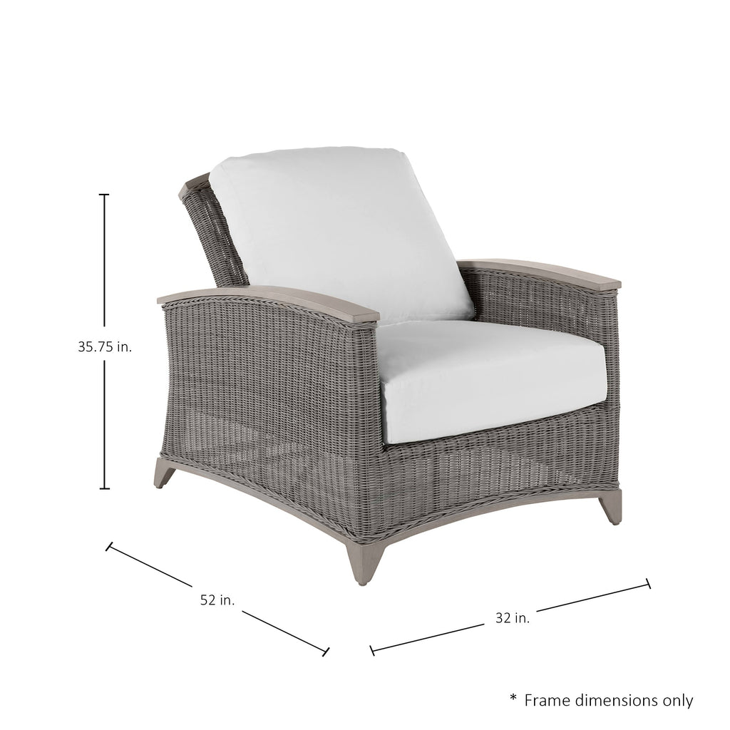 Astoria Resin Wicker Outdoor Recliner Chair