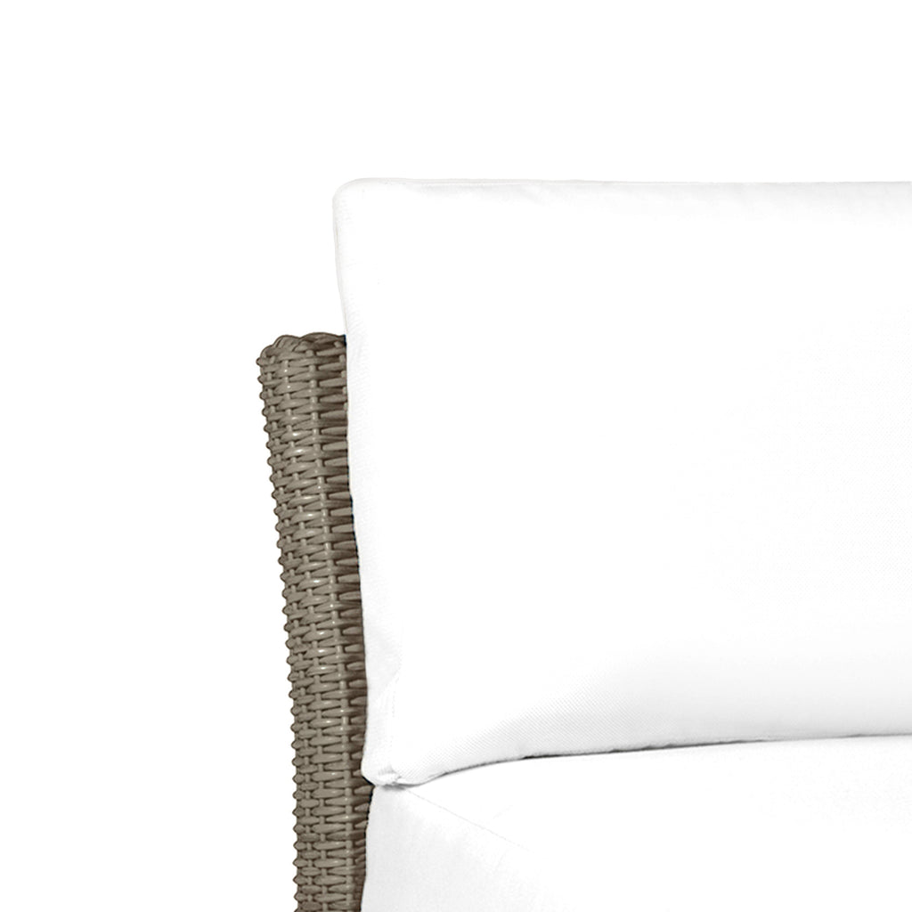Club Woven Resin Wicker Outdoor Slipper Chair