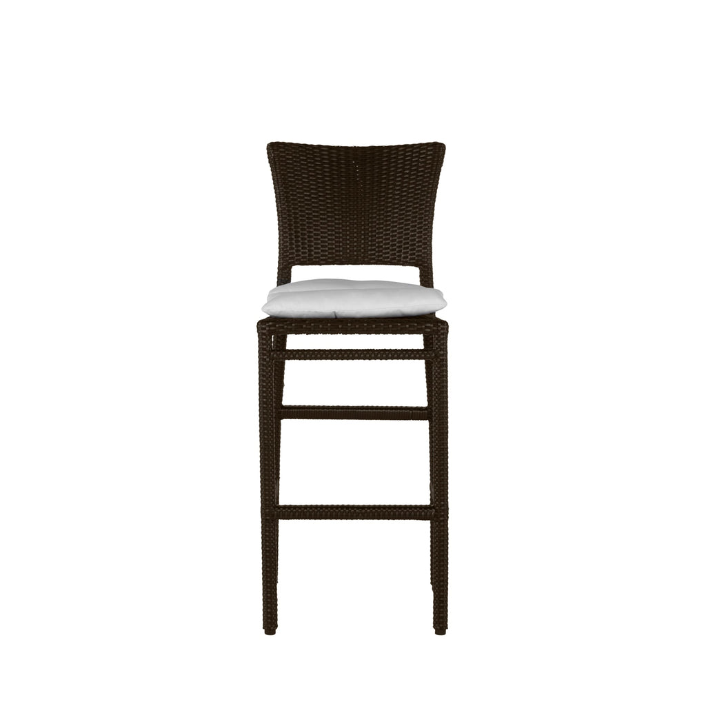 Skye Woven N-Dura Resin Wicker Outdoor Bar Stool