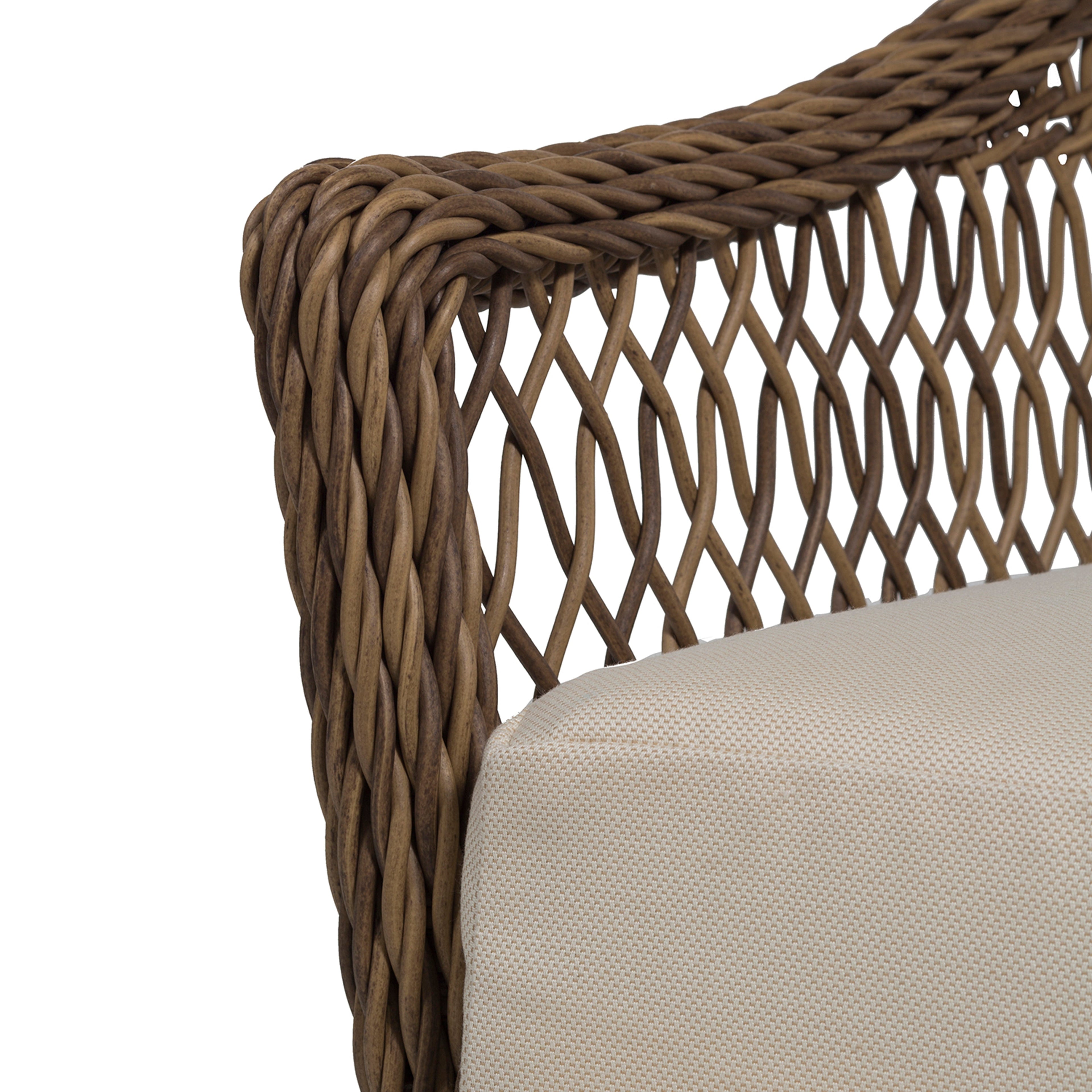 Soho Woven Resin Wicker Outdoor Lounge Chair