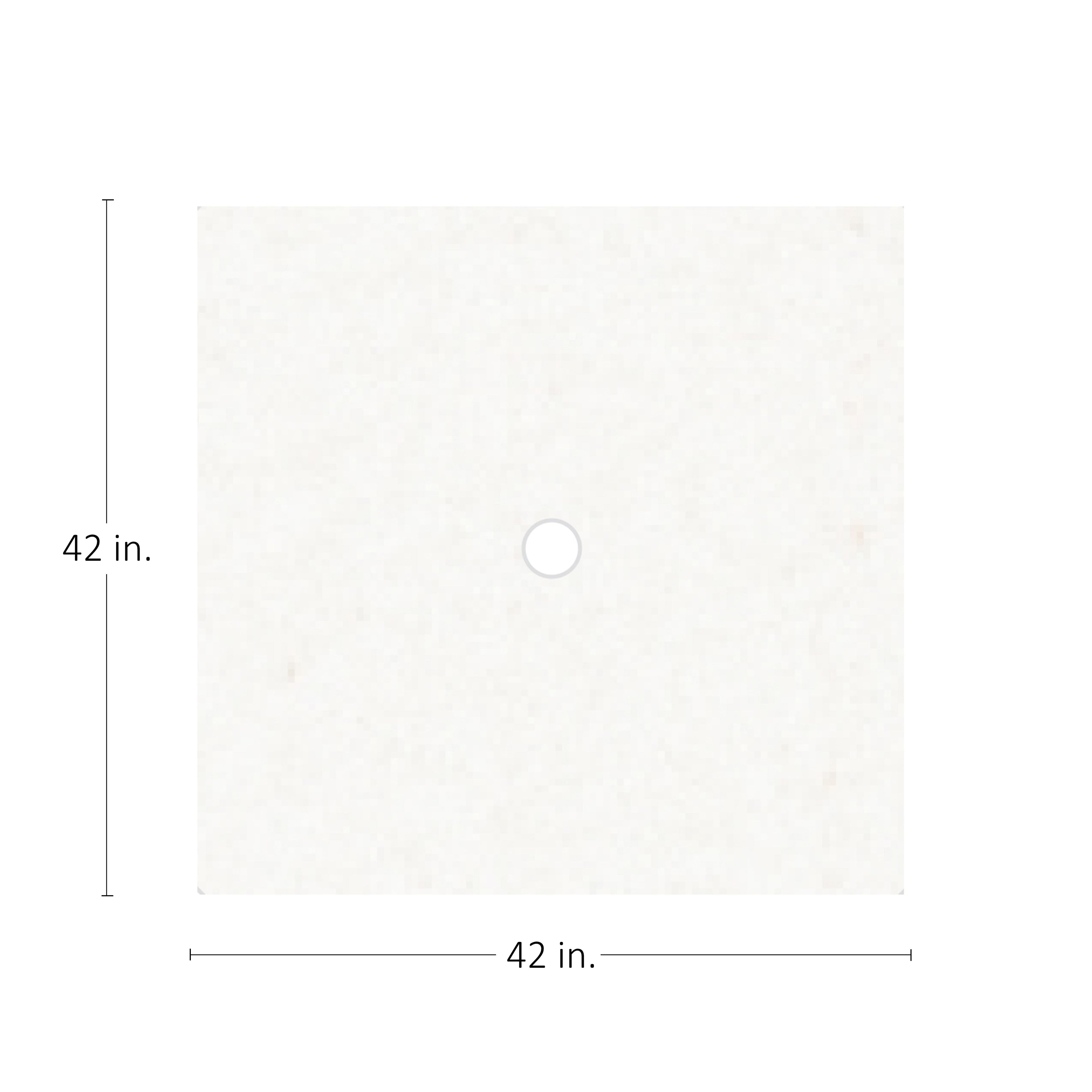 Plateau Stone 42" Square Outdoor Table Top