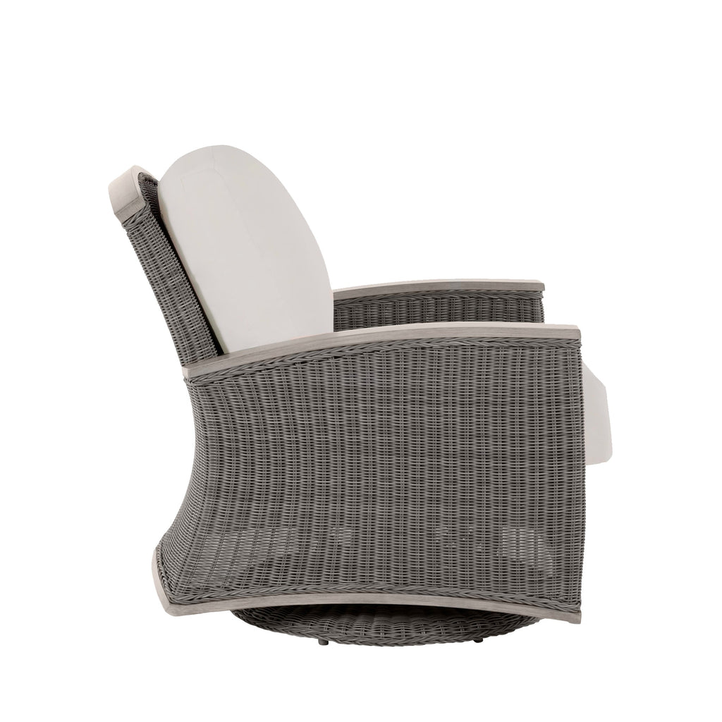 QS Astoria Swivel Glider, Oyster-Bali Pearl