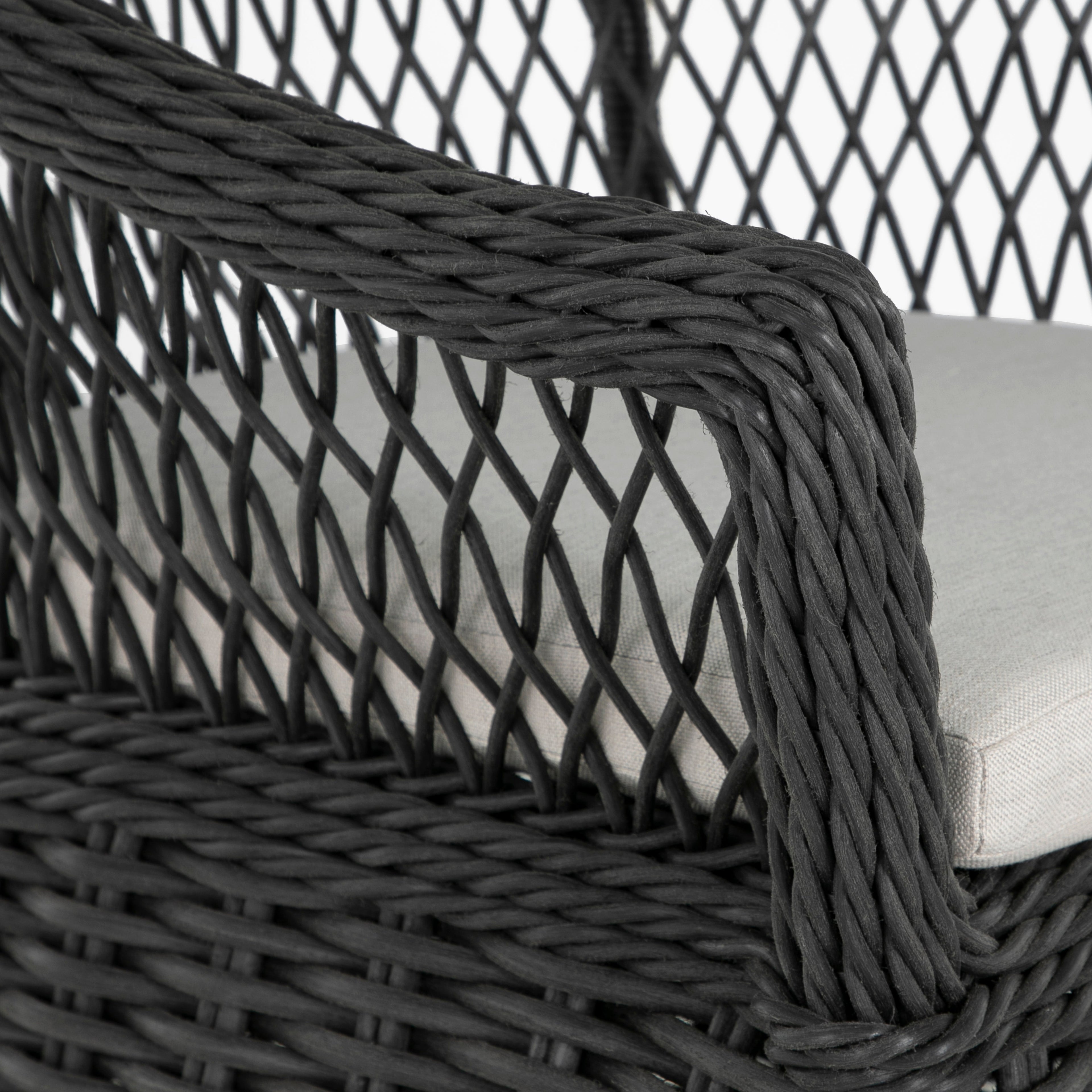 Soho Woven N-Dura Resin Wicker Outdoor Arm Chair