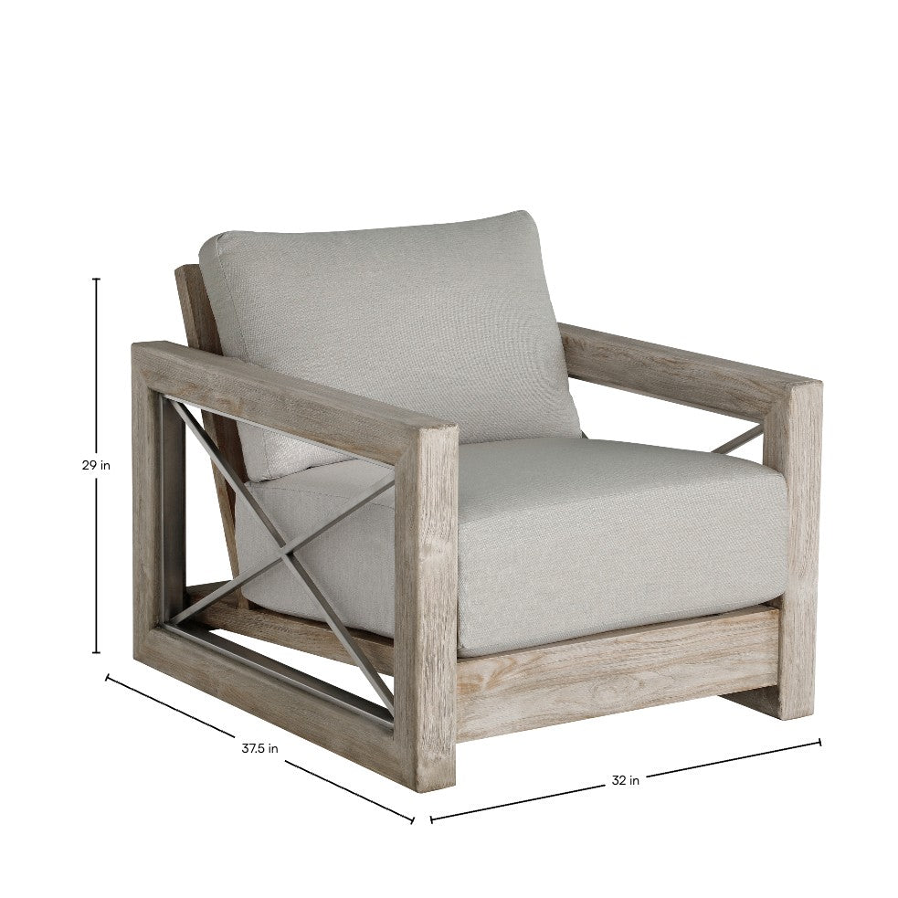 Malta Teak Outdoor Lounge Chair