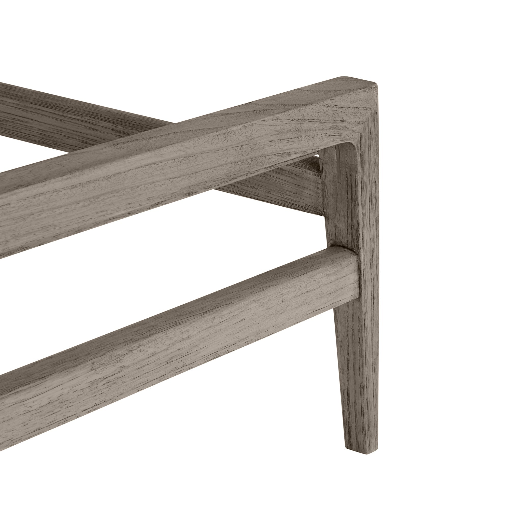 Coast Teak Outdoor Armless Chaise Lounge