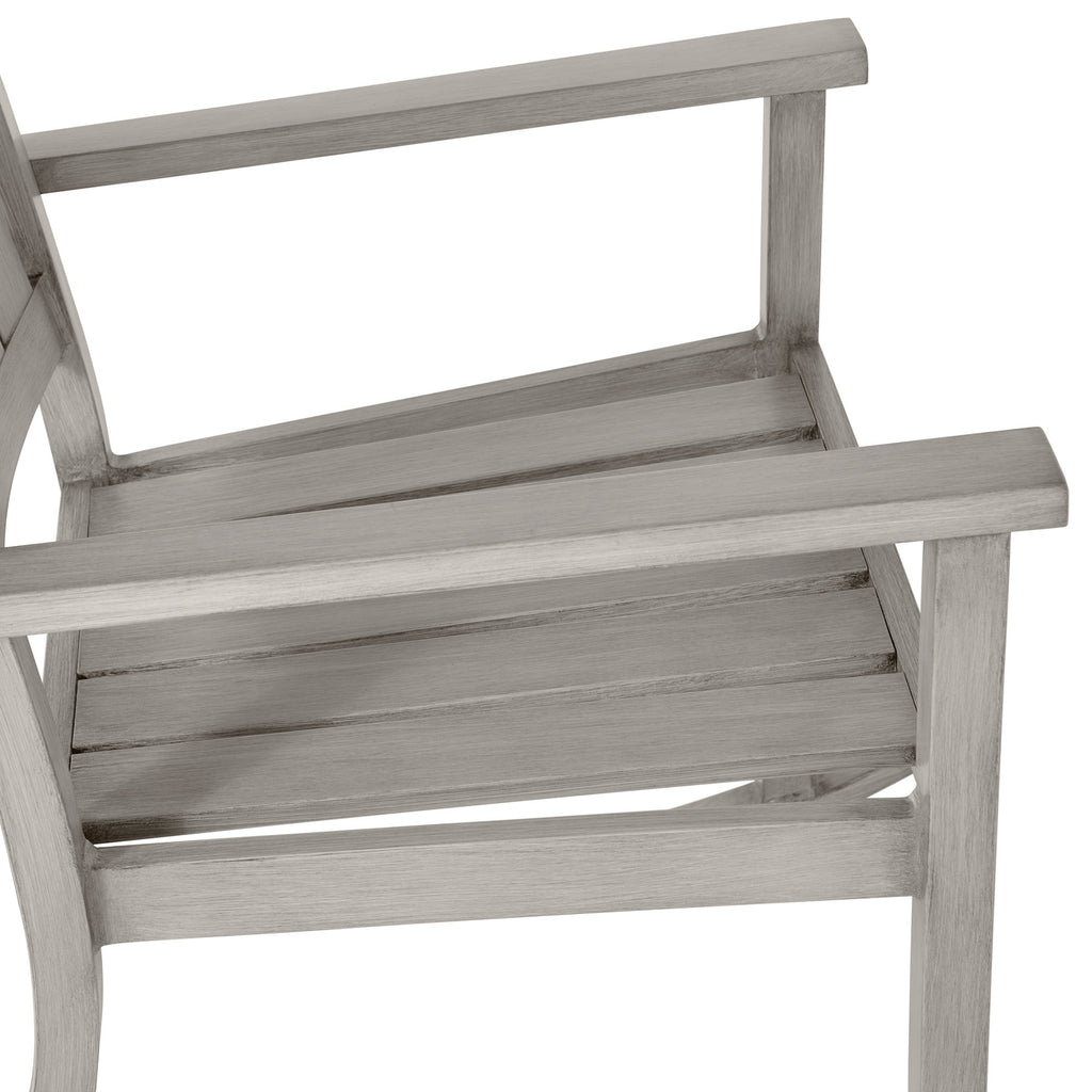 Club Aluminum Outdoor Slatted Rocker Chair