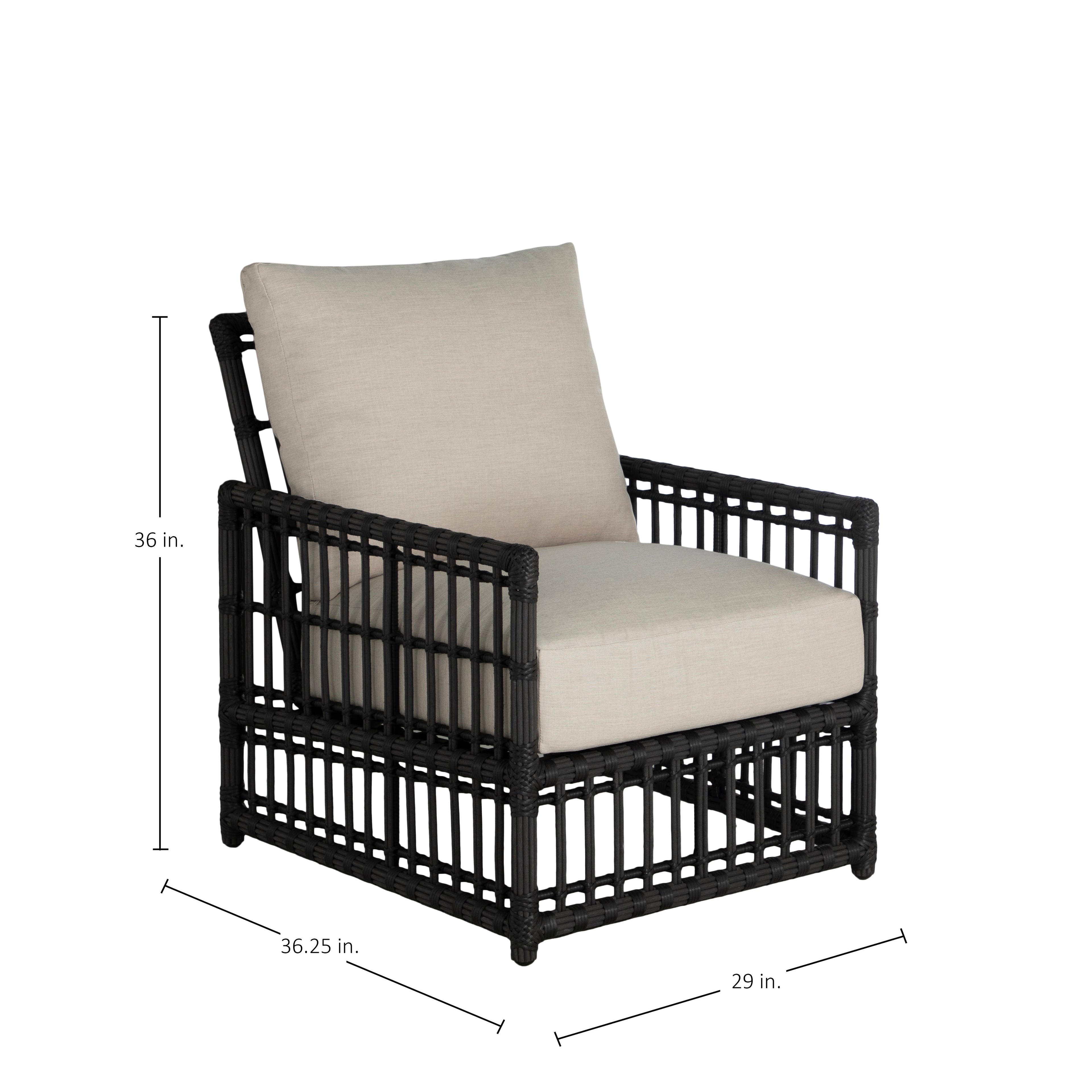 Newport Wicker Outdoor Woven Woven Lounge Chair