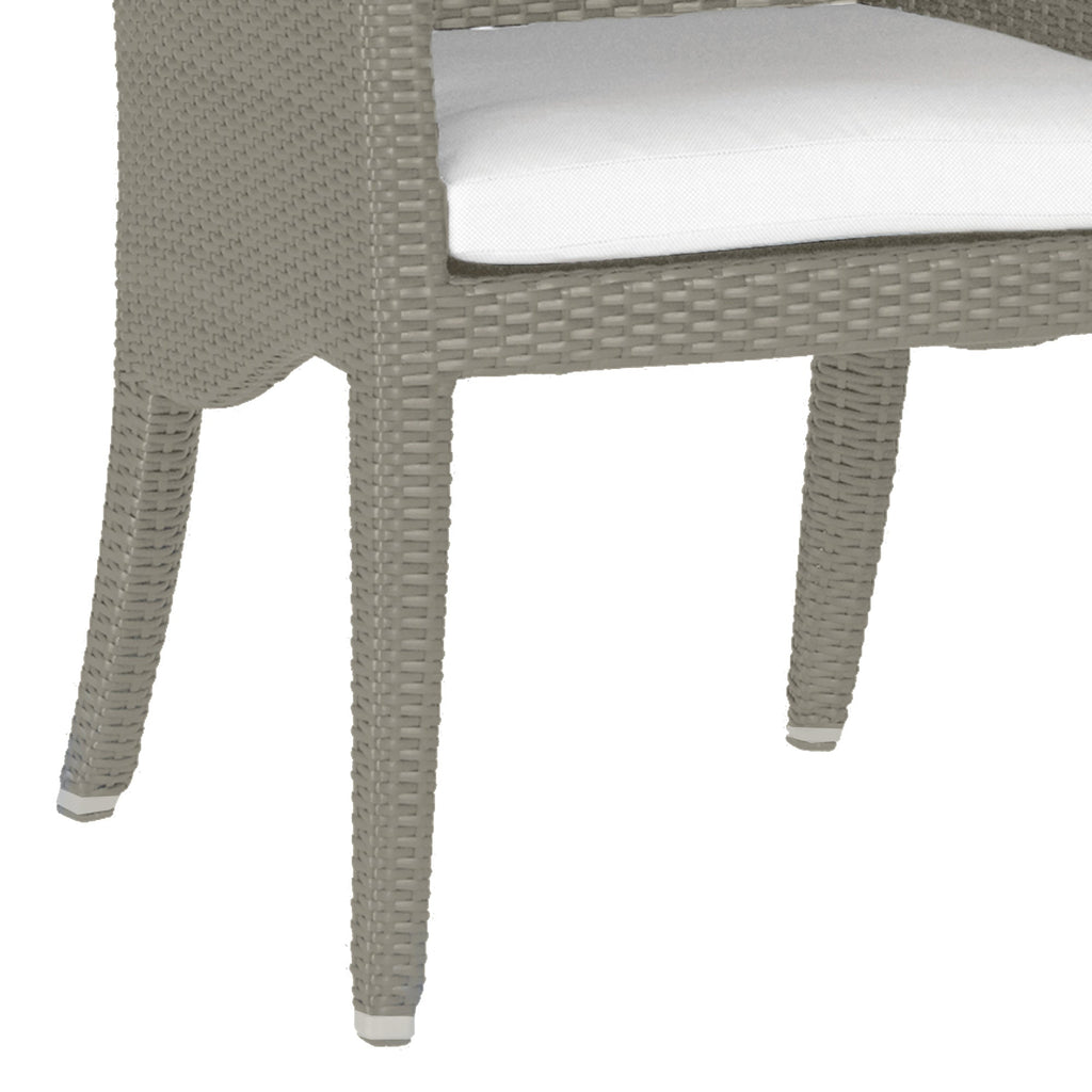 Athena Woven Resin Wicker Outdoor Arm Chair