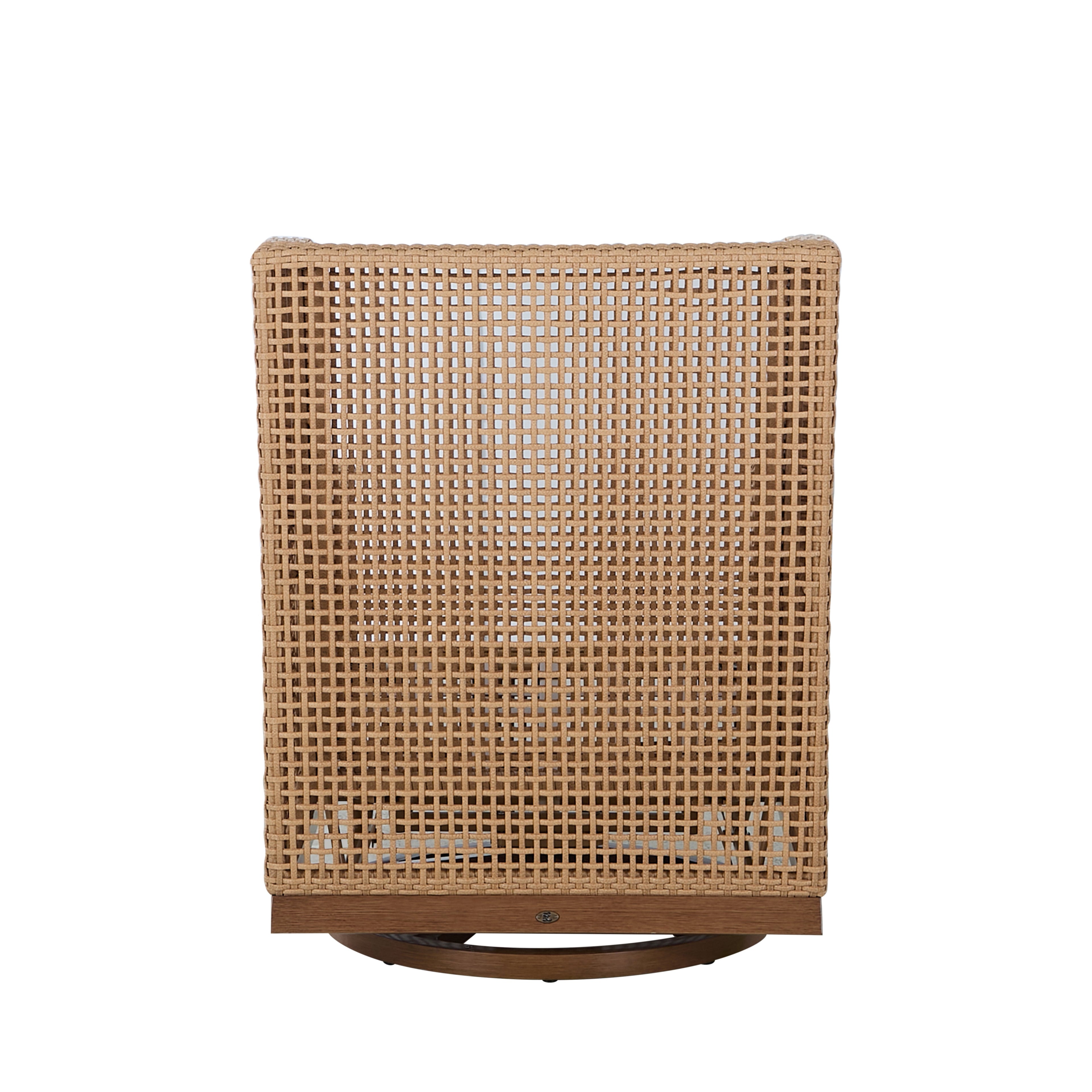 Peninsula Wicker Outdoor Swivel Glide Chair