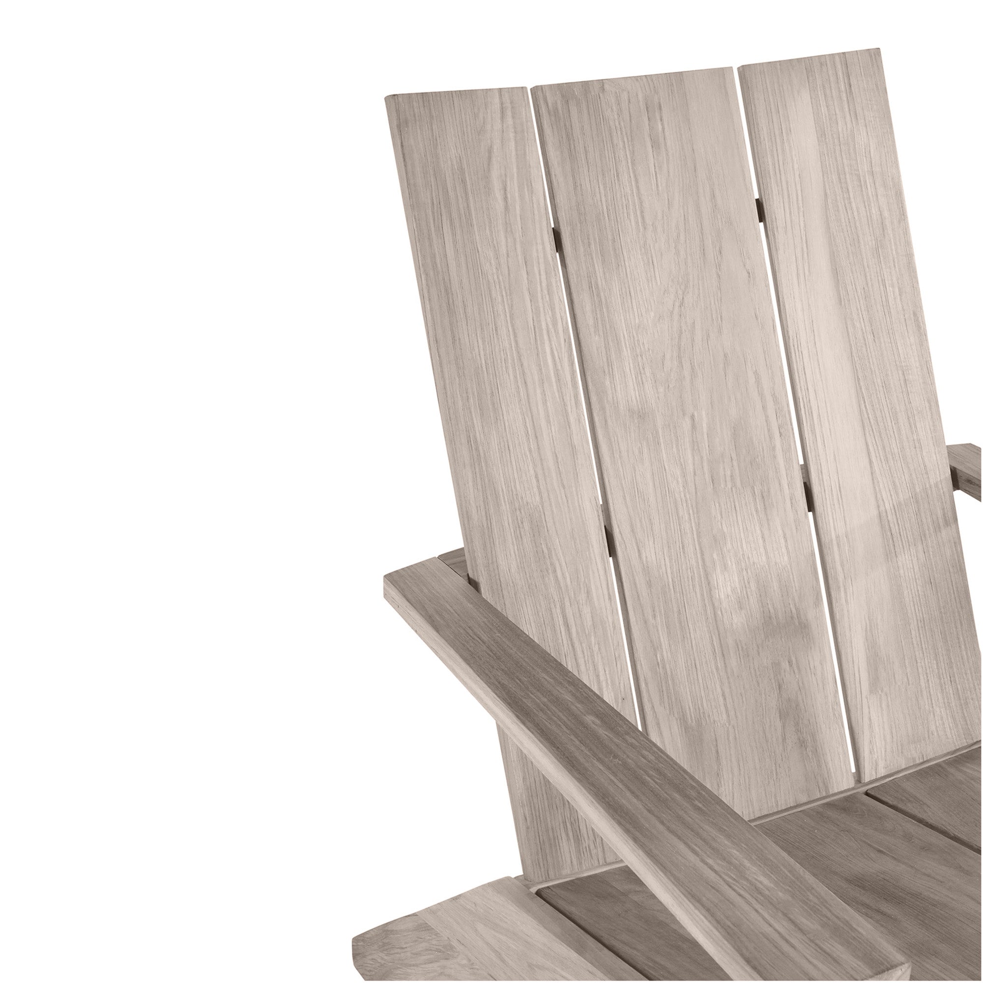 Ashland Teak Outdoor Adirondack Lounge Chair