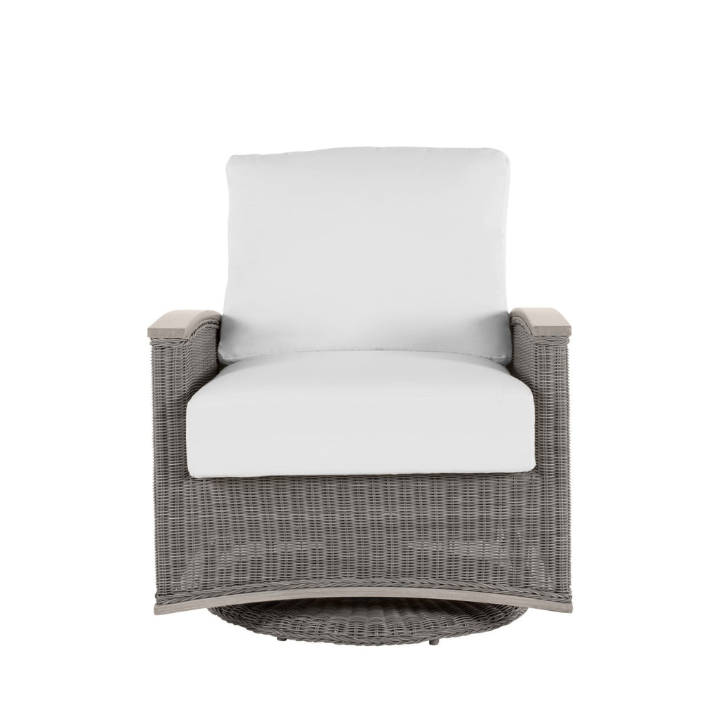 Astoria Resin Wicker Outdoor Swivel Glider Chair