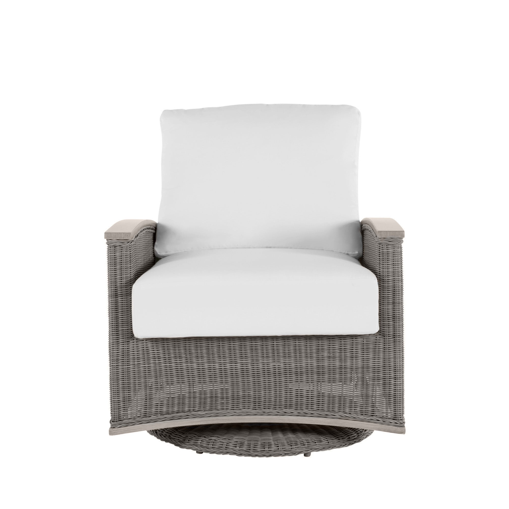 Astoria Resin Wicker Outdoor Swivel Glider Chair