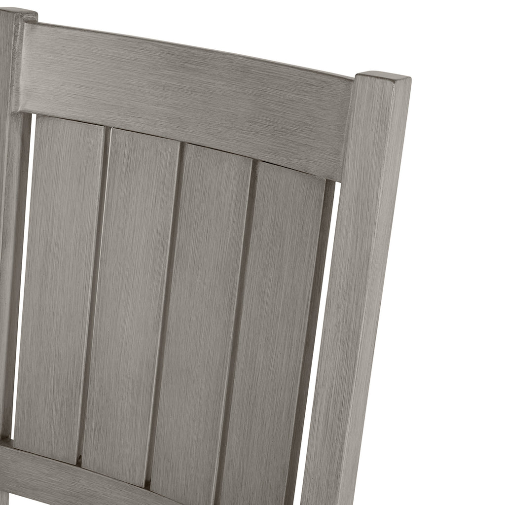 Club Croquet Aluminum Outdoor Side Chair