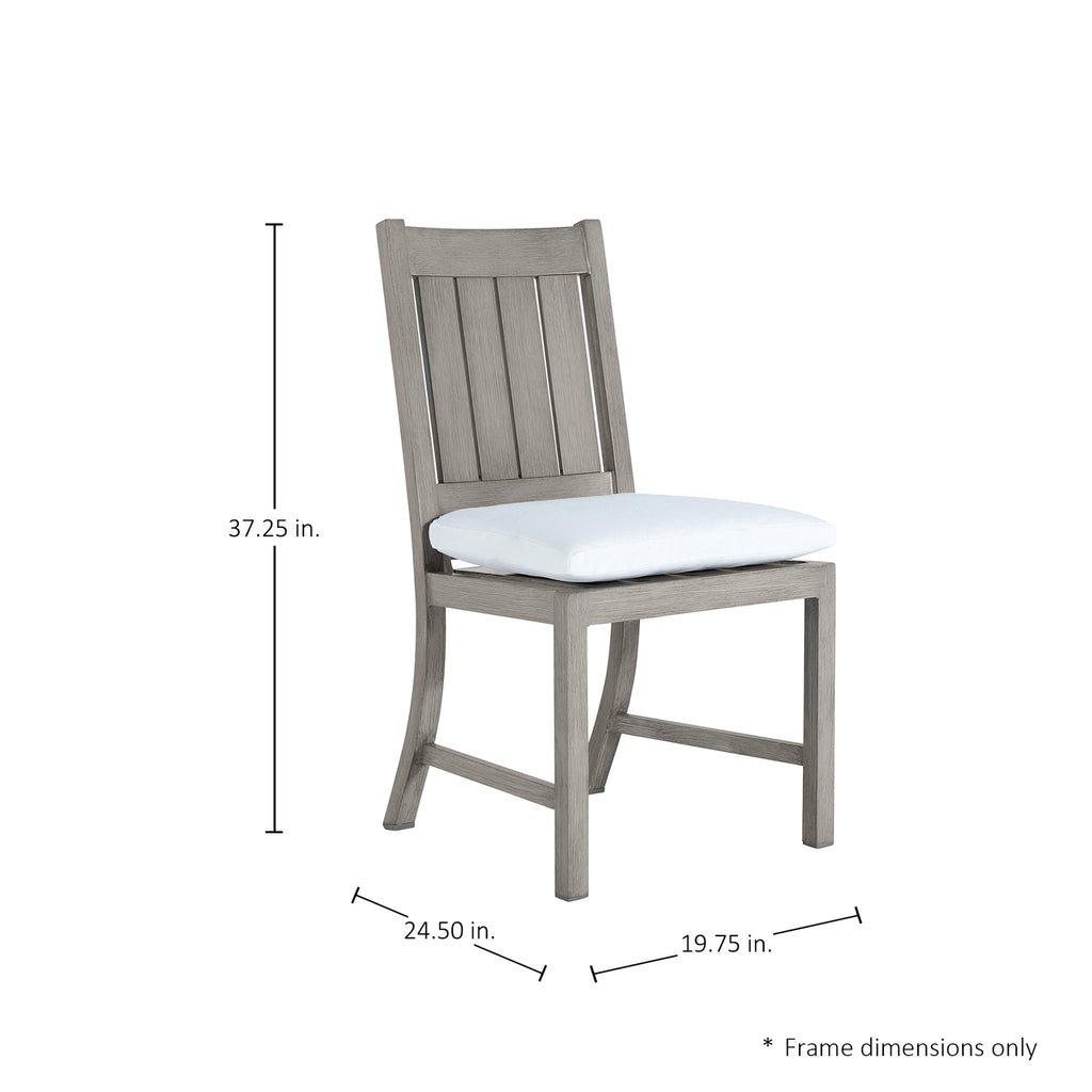 Club Croquet Aluminum Outdoor Side Chair