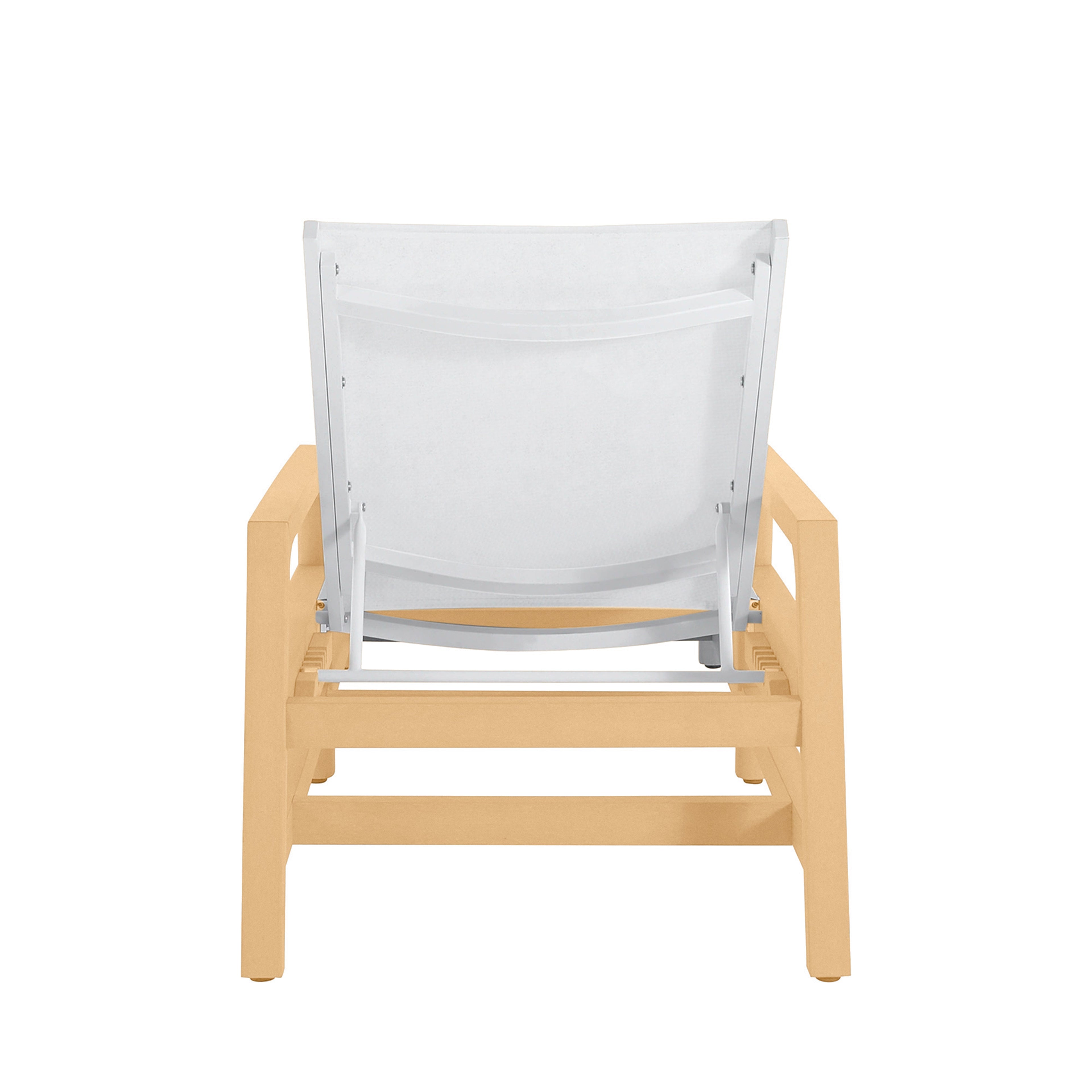 Seashore Wood Outdoor Chaise Lounge