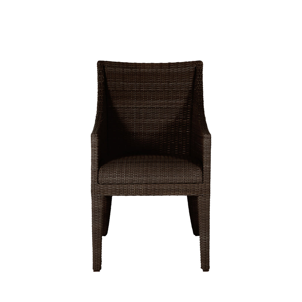Athena Plus Woven Resin Wicker Outdoor Arm Chair
