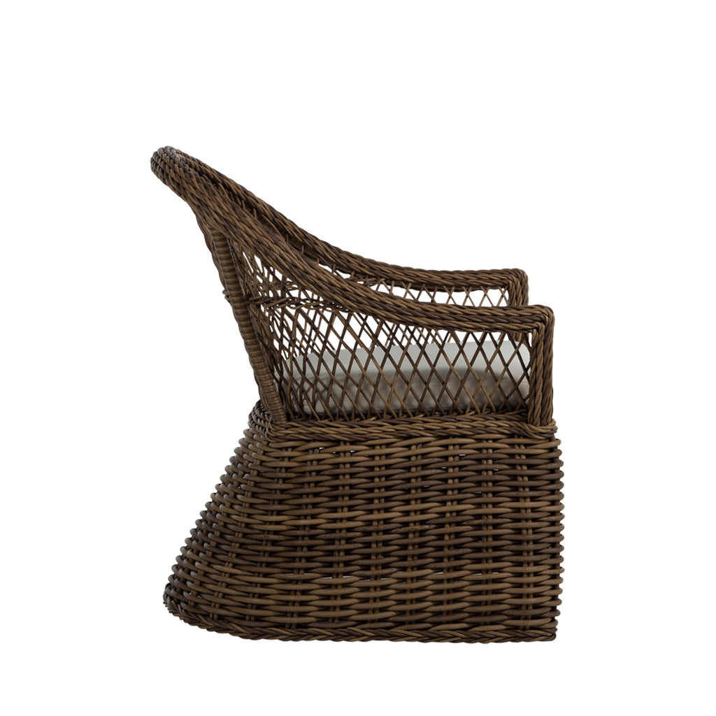 Soho Woven N-Dura Resin Wicker Outdoor Arm Chair