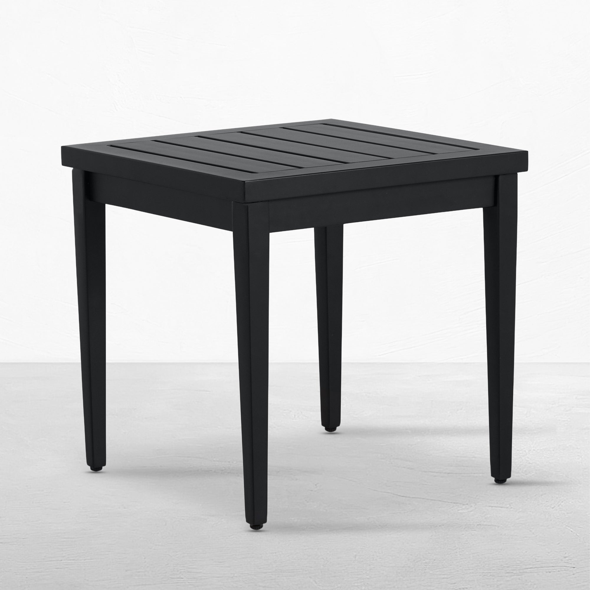 Brookings 20" Square Outdoor Slatted End Table