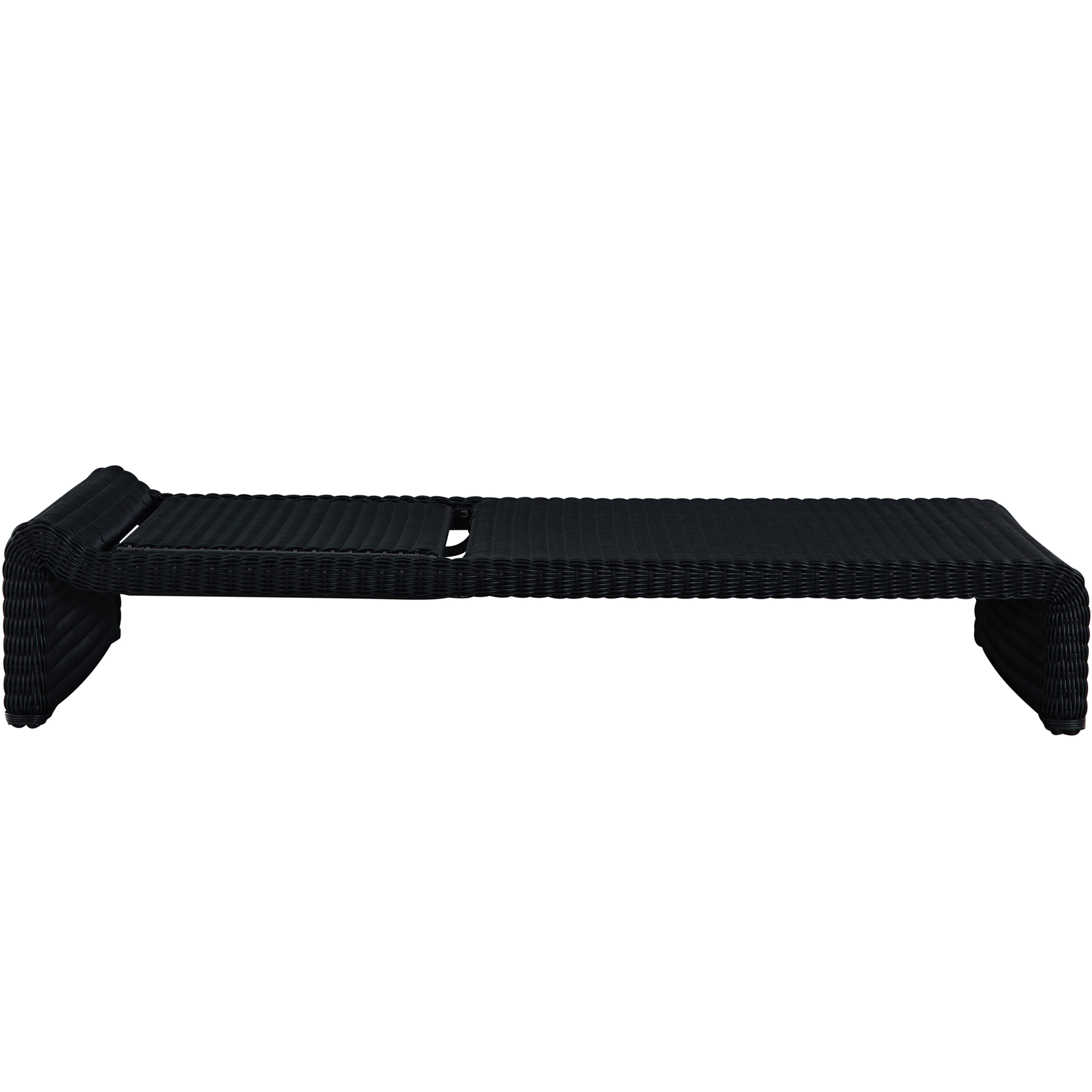 Como Resin Wicker Chaise