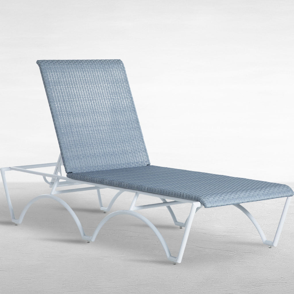 Savoy French Bistro Wicker Outdoor Chaise Lounge