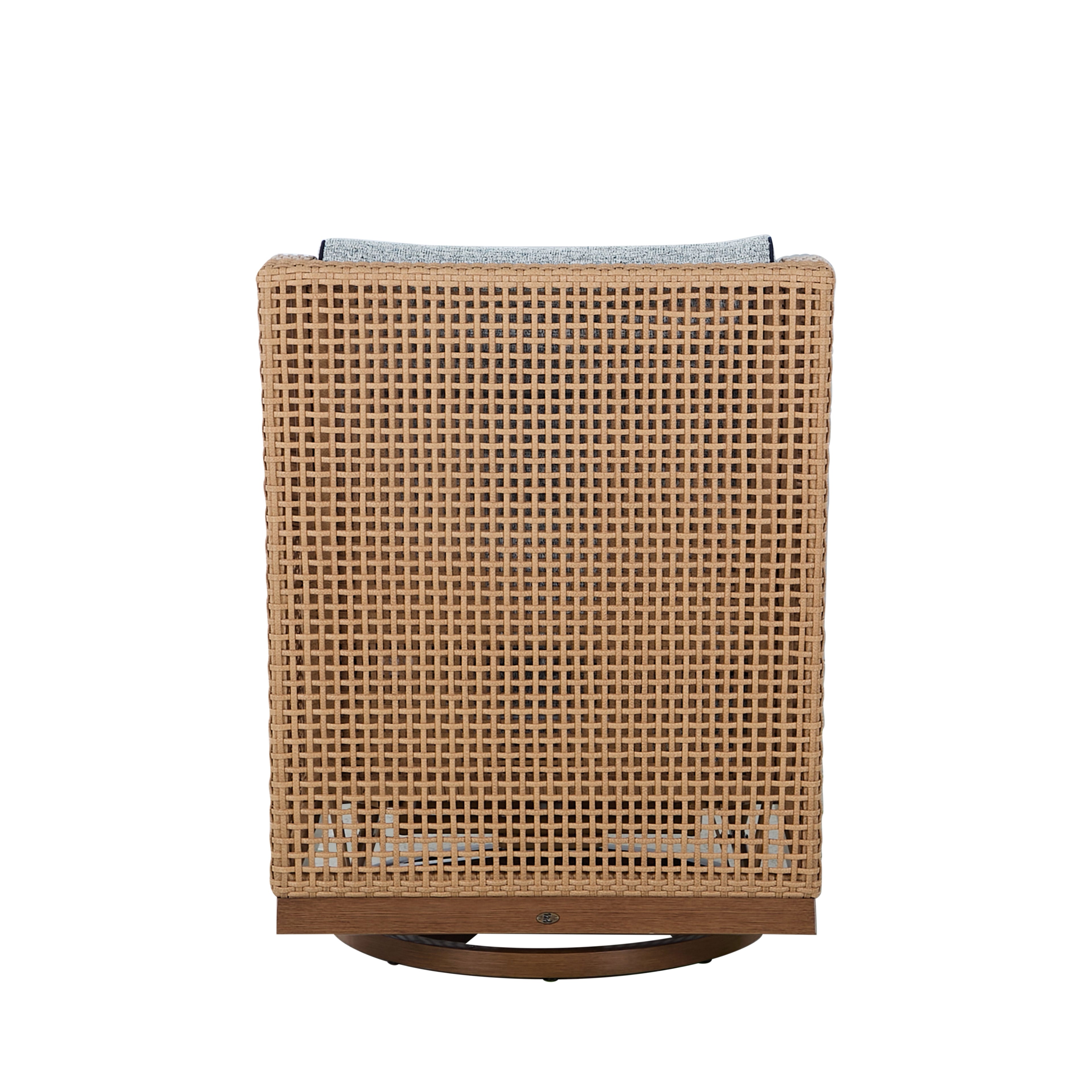 Peninsula Wicker Outdoor Swivel Glide Chair