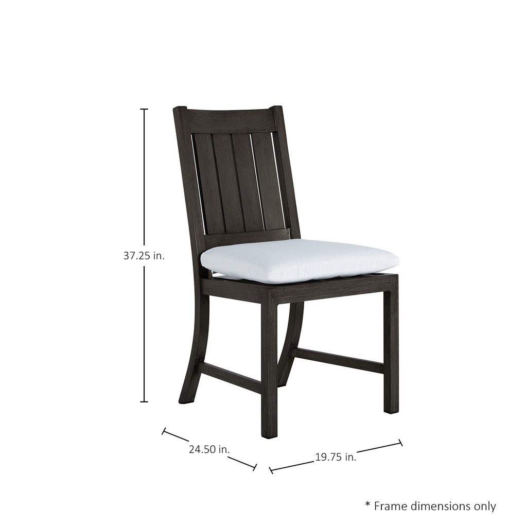 Club Croquet Aluminum Outdoor Side Chair