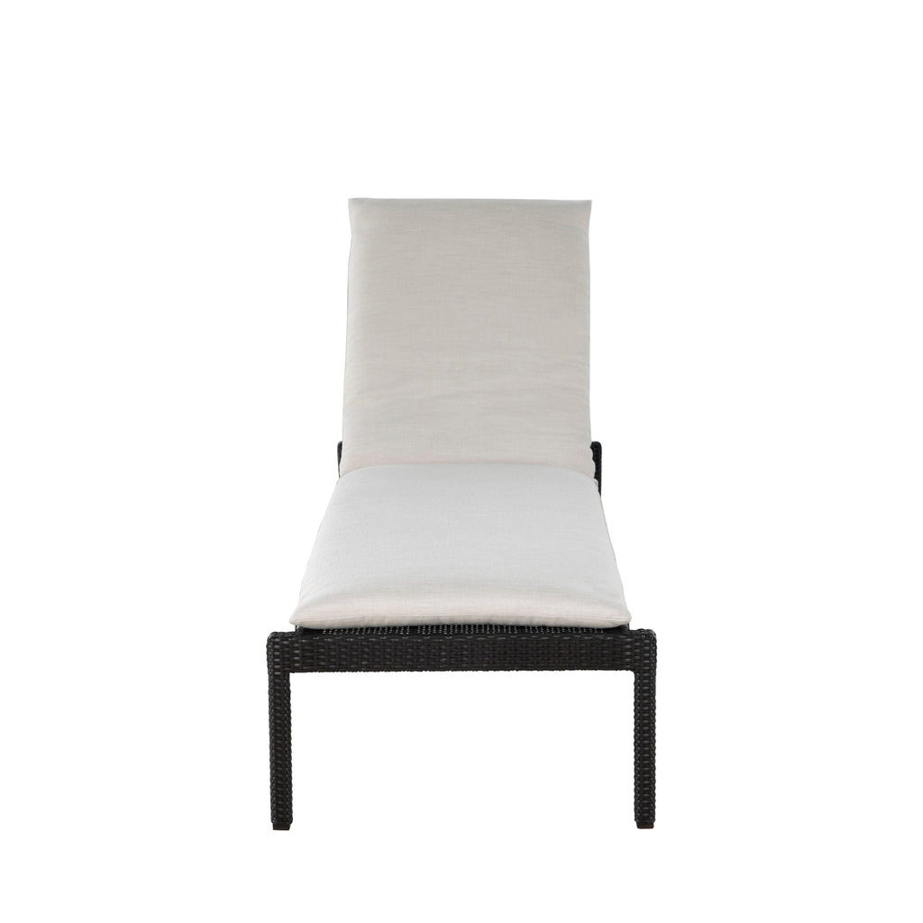 Nathan Wicker Outdoor Armless Chaise Lounge