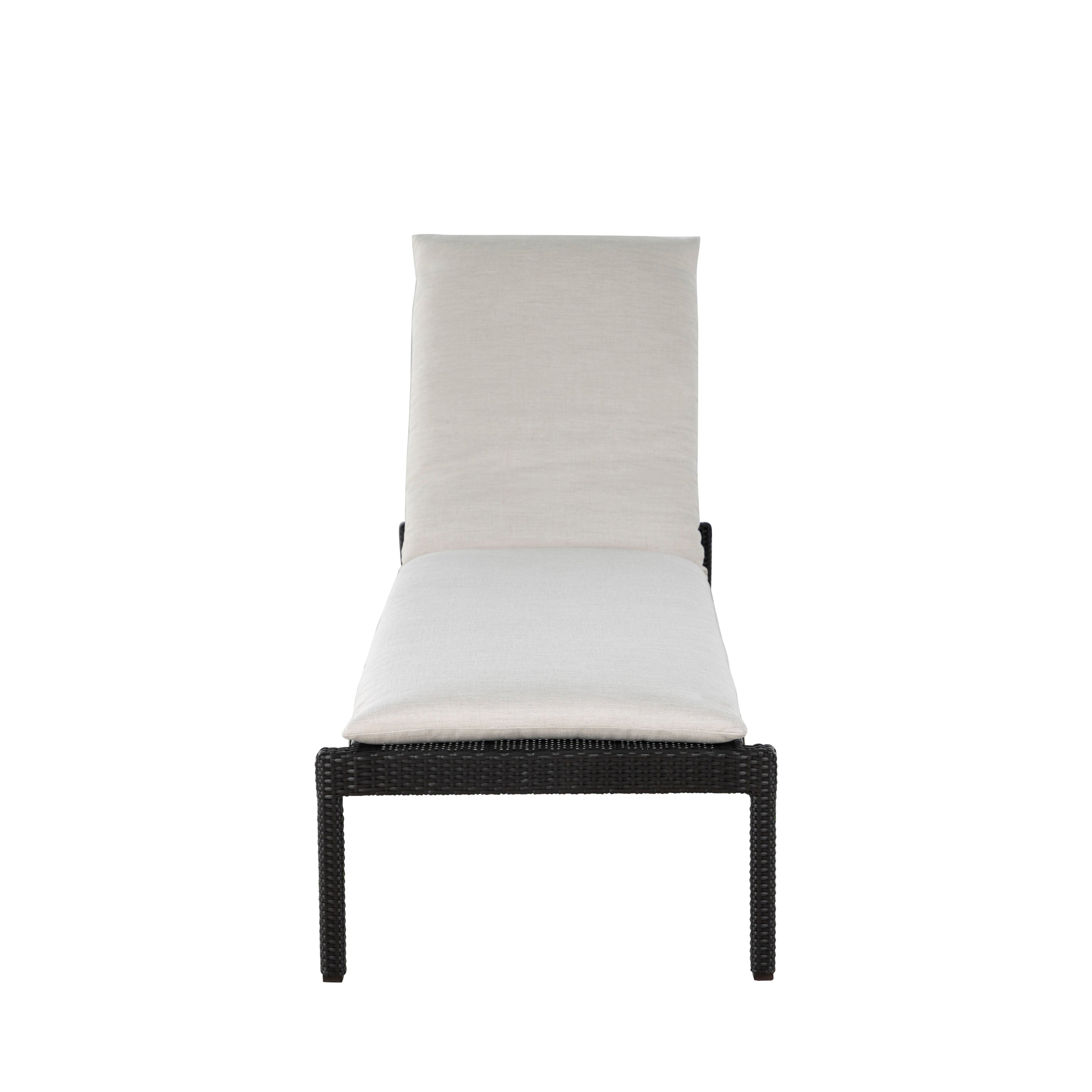 Nathan Wicker Outdoor Armless Chaise Lounge