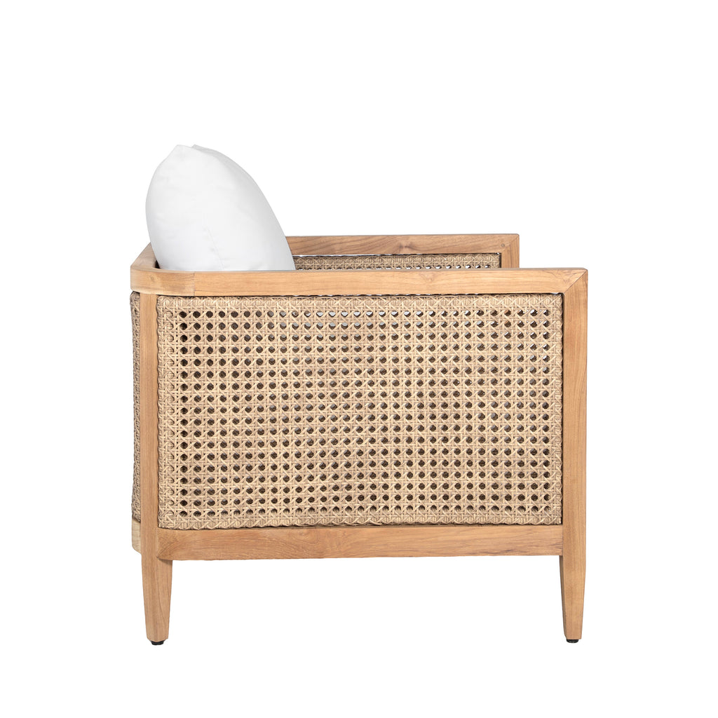 Playa N-Dura Ultra Wicker Teak Lounge Chair