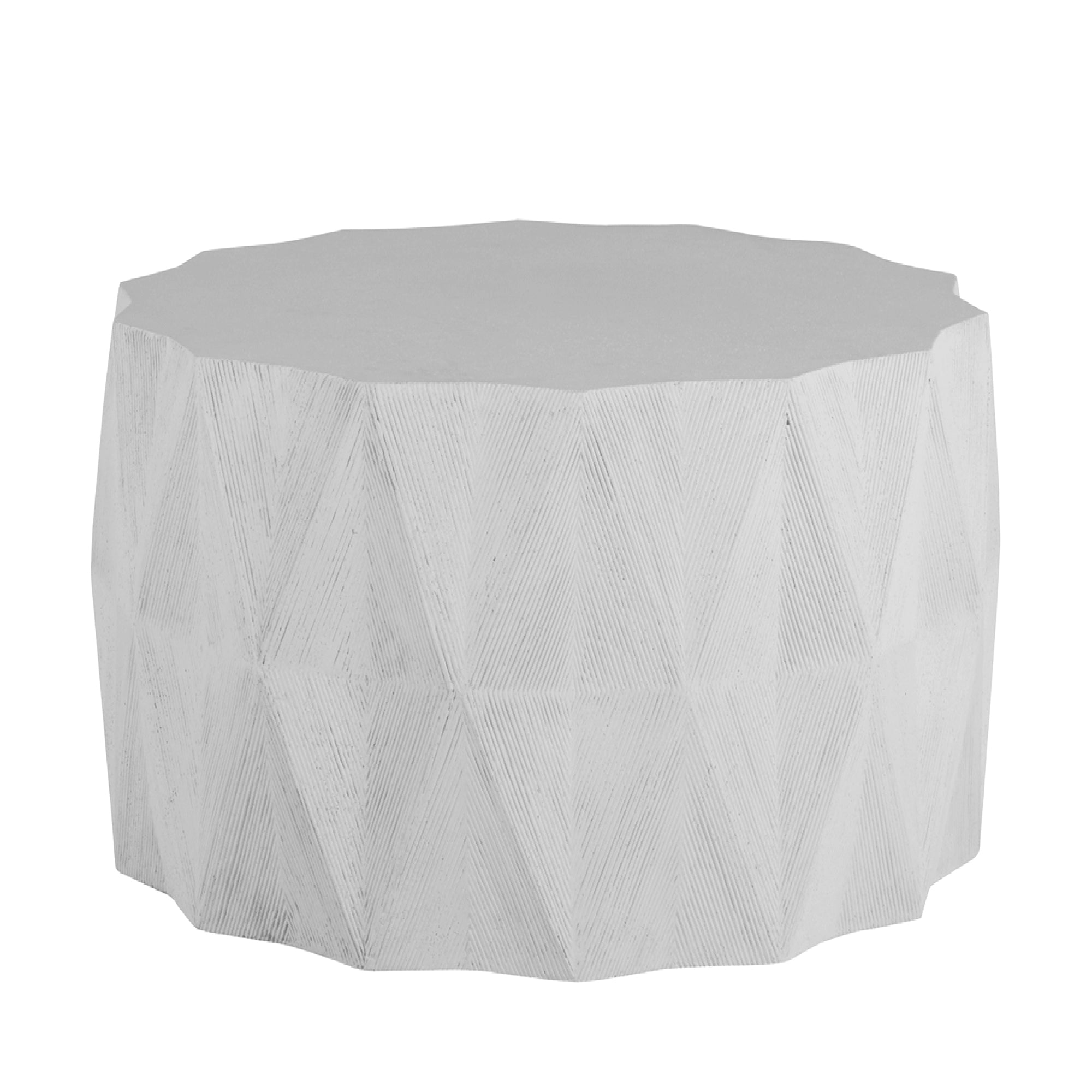 Mandarin 40" Unique Outdoor Pedestal Coffee Table